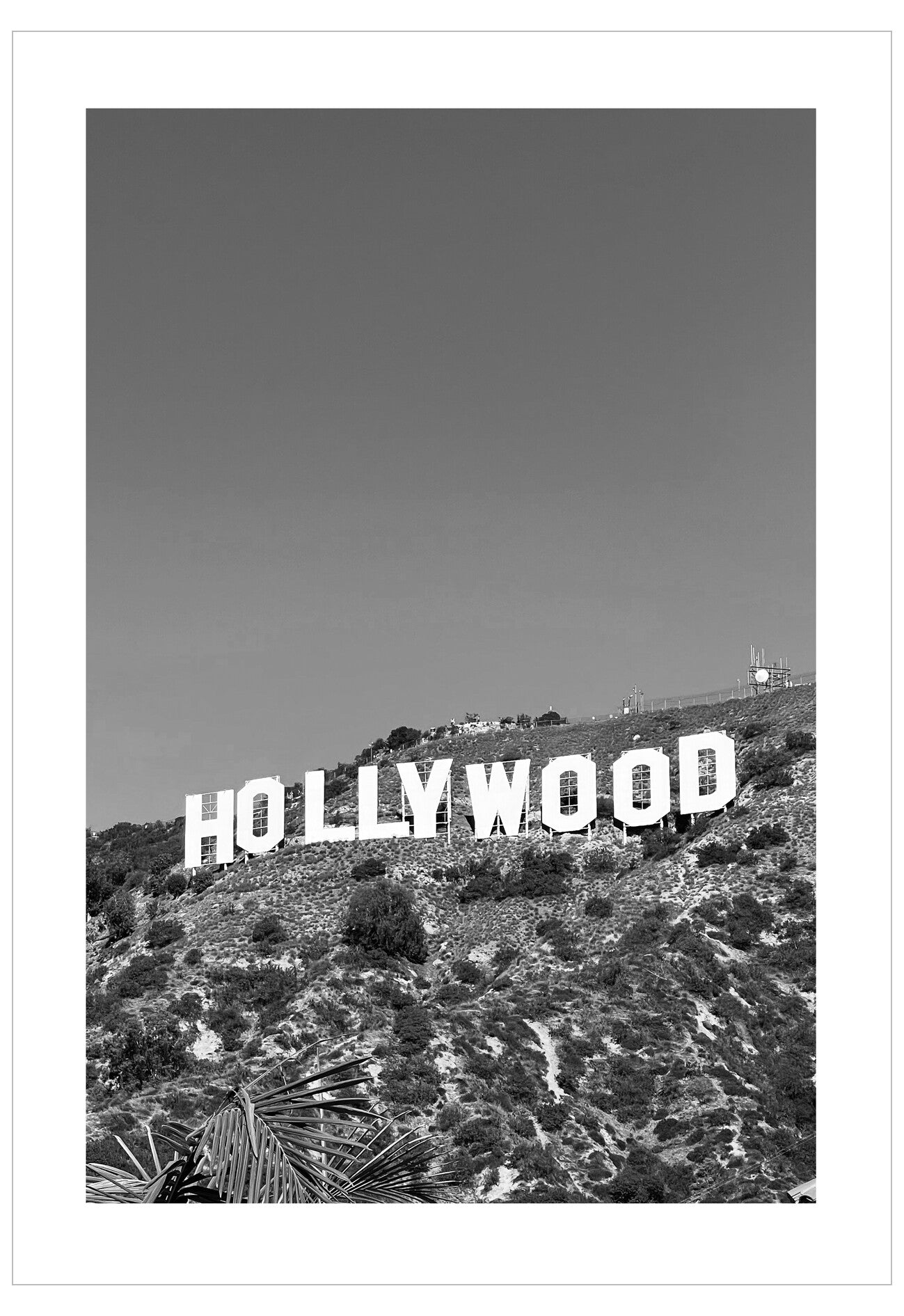 Hollywood Sign Poster | Luxury Wall Art of Iconic Hollywood Sign