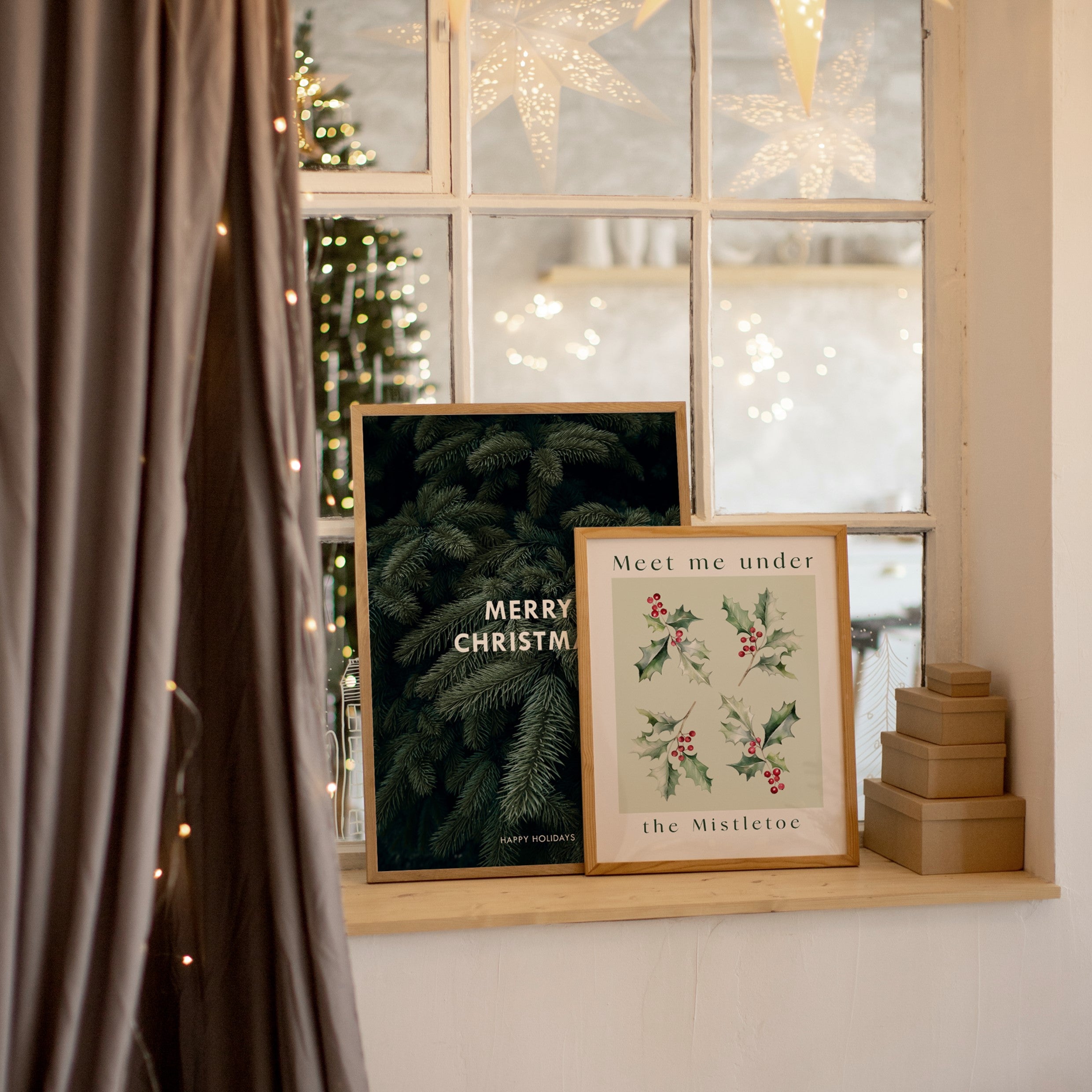 under the mistletoe poster