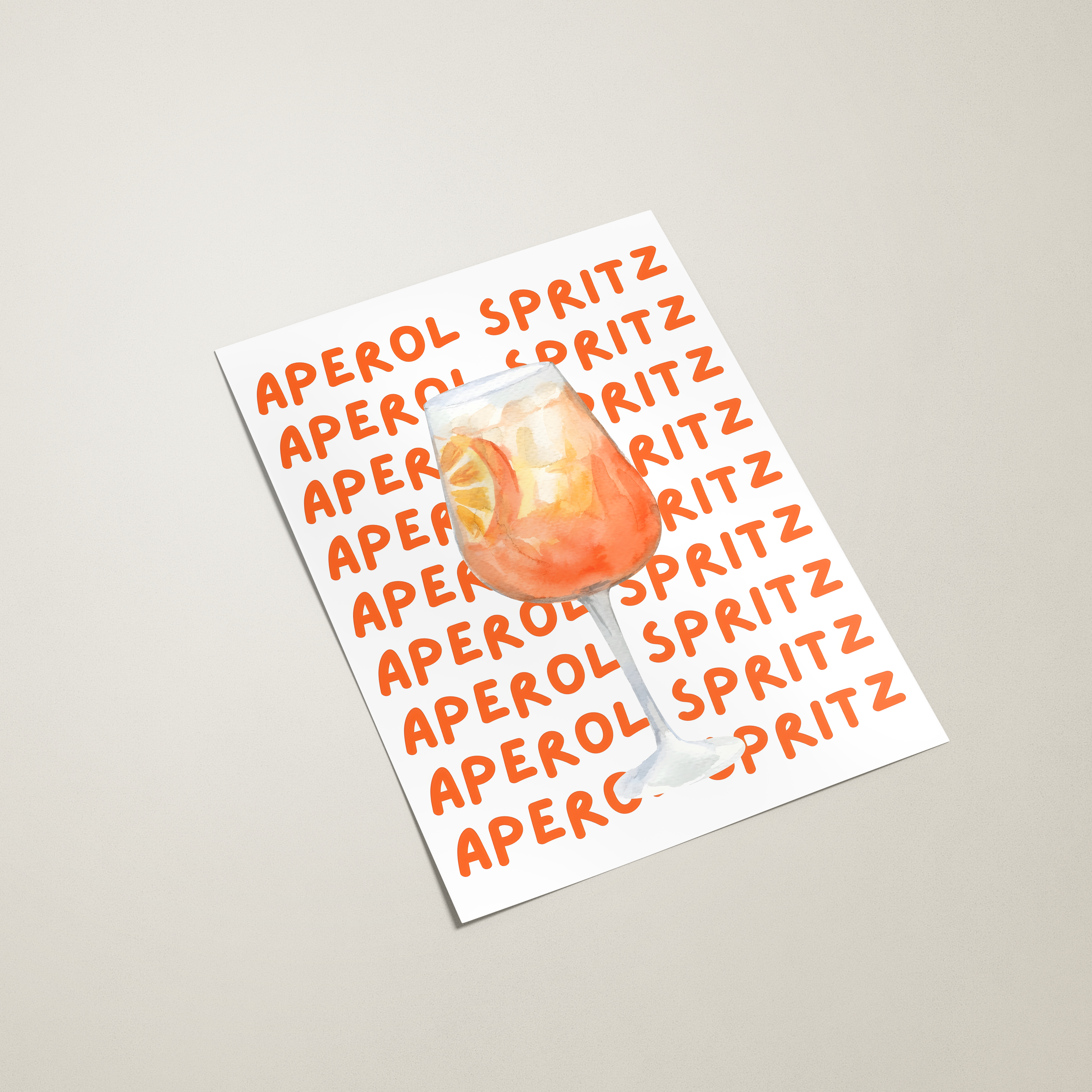 aperol spritz poster