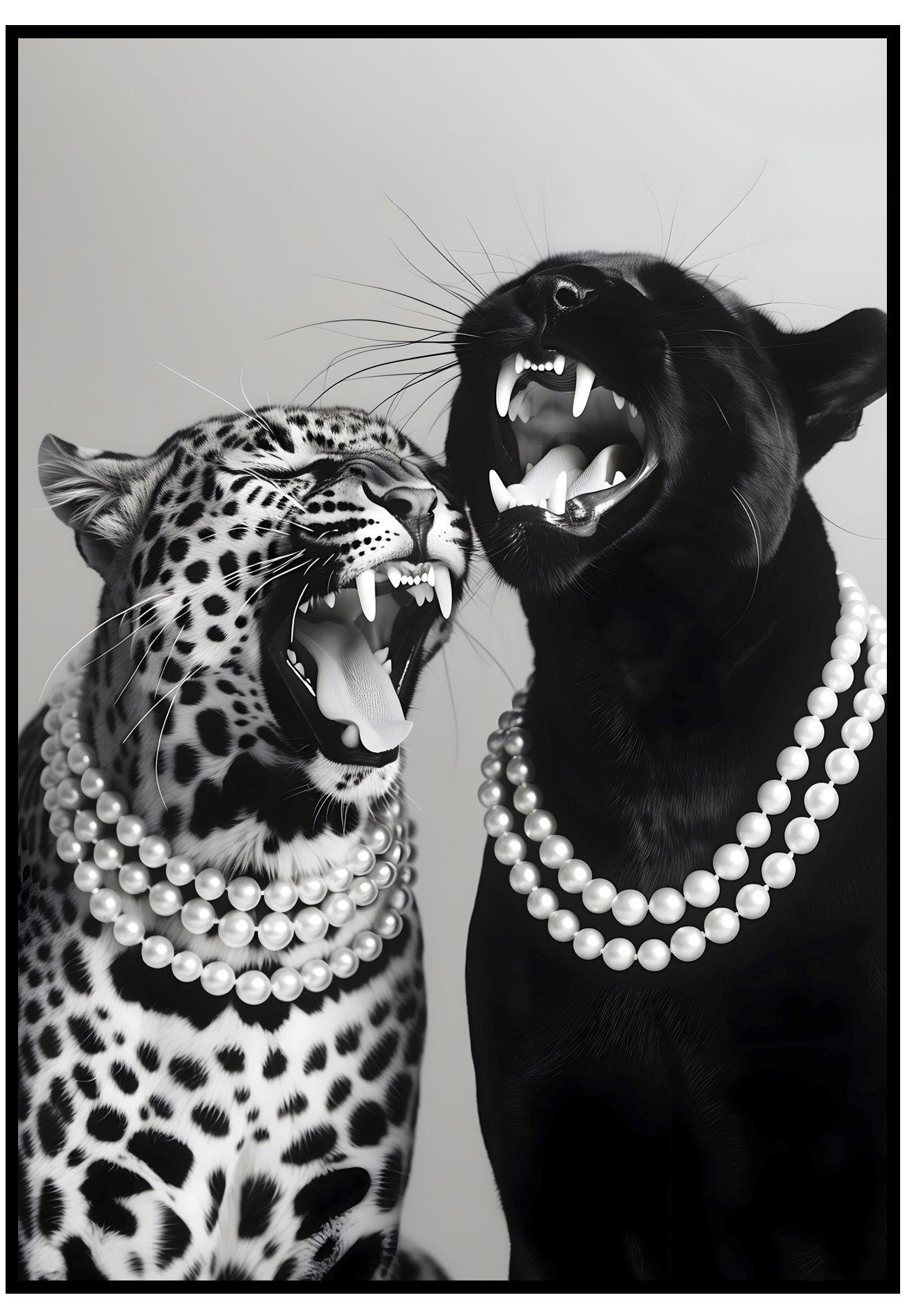 big cat pearls poster