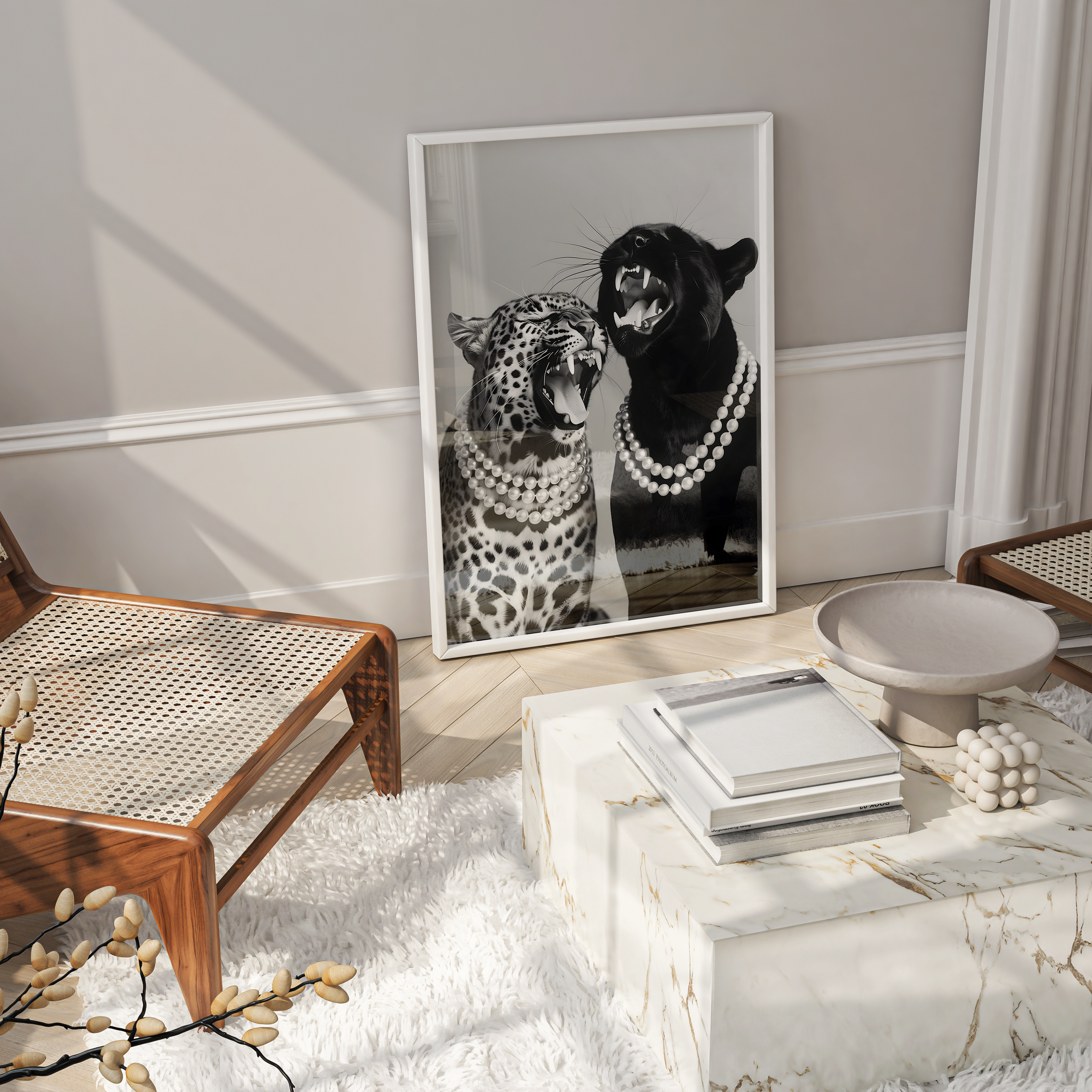 big cat pearls poster