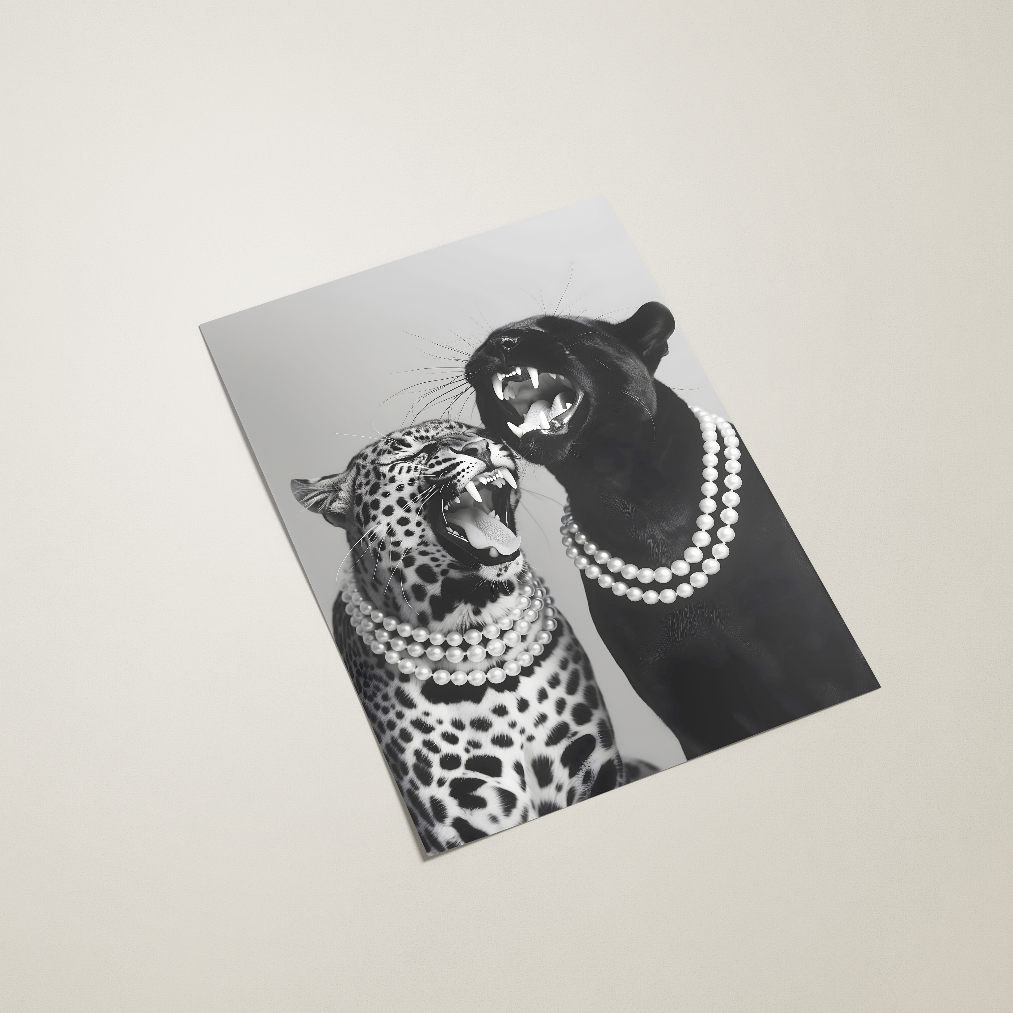 big cat pearls poster