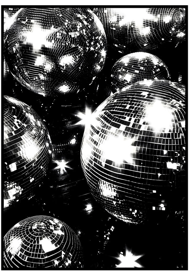 disco balls poster