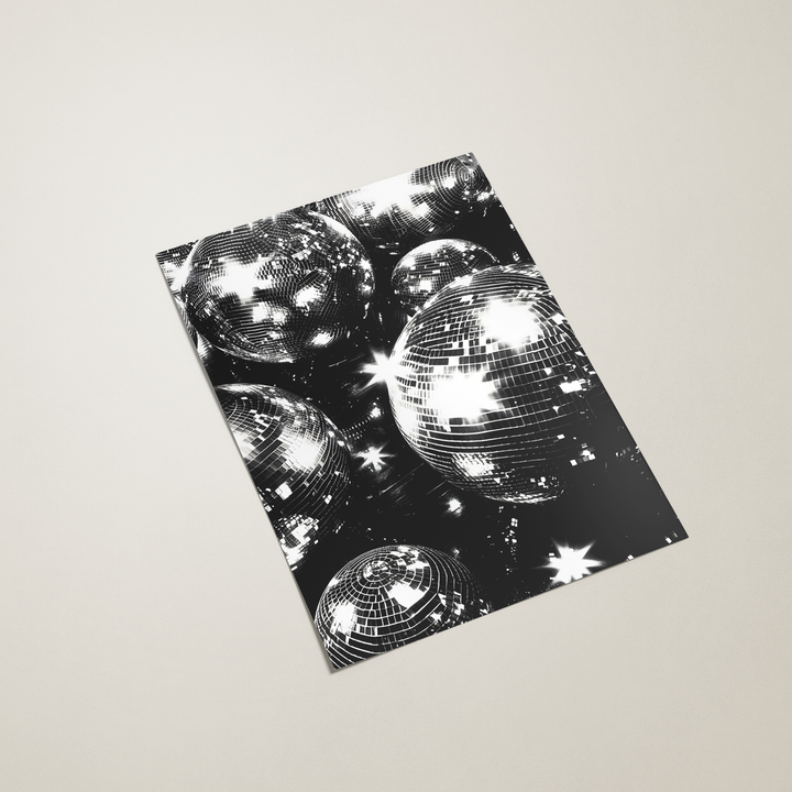 disco balls poster