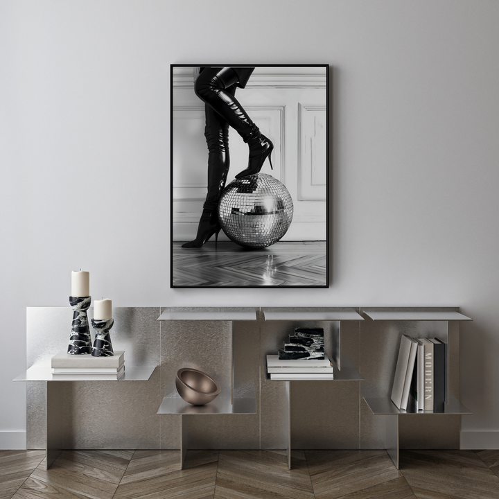 disco boots poster