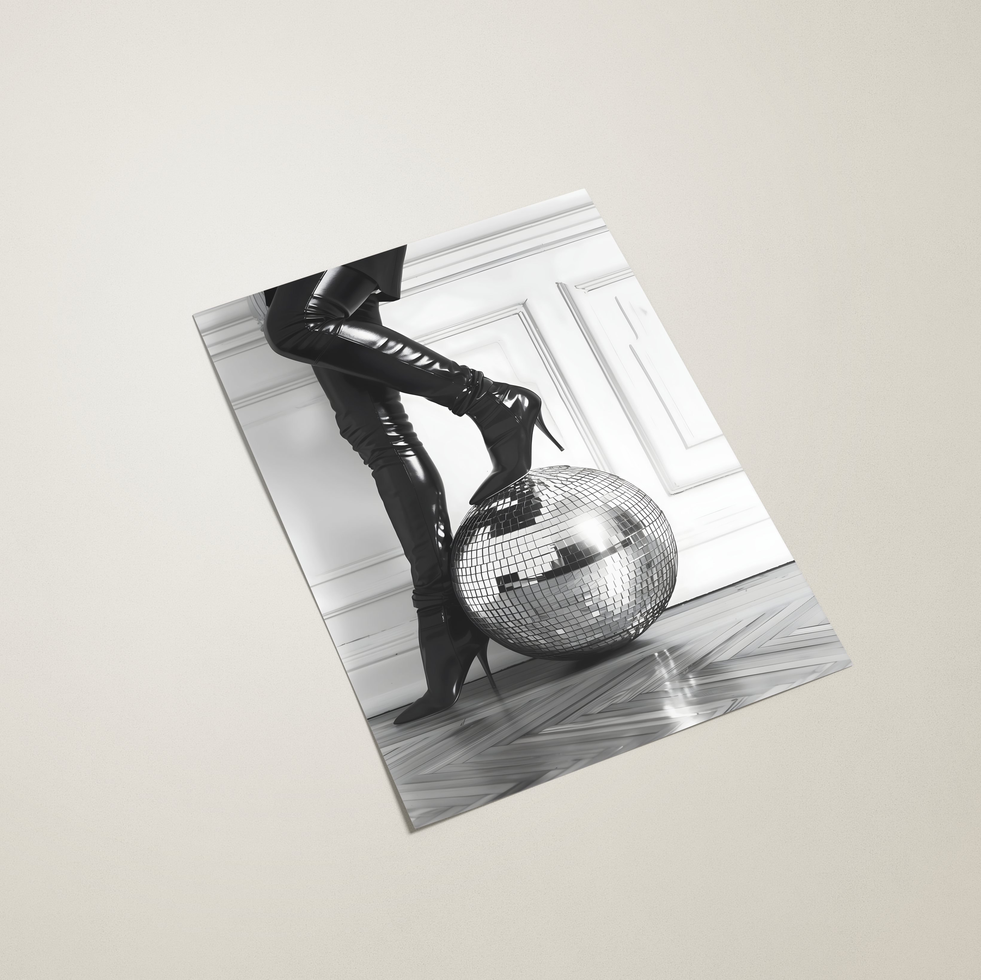 disco boots poster