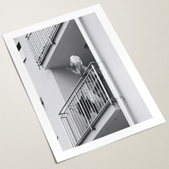 balcony smoke poster