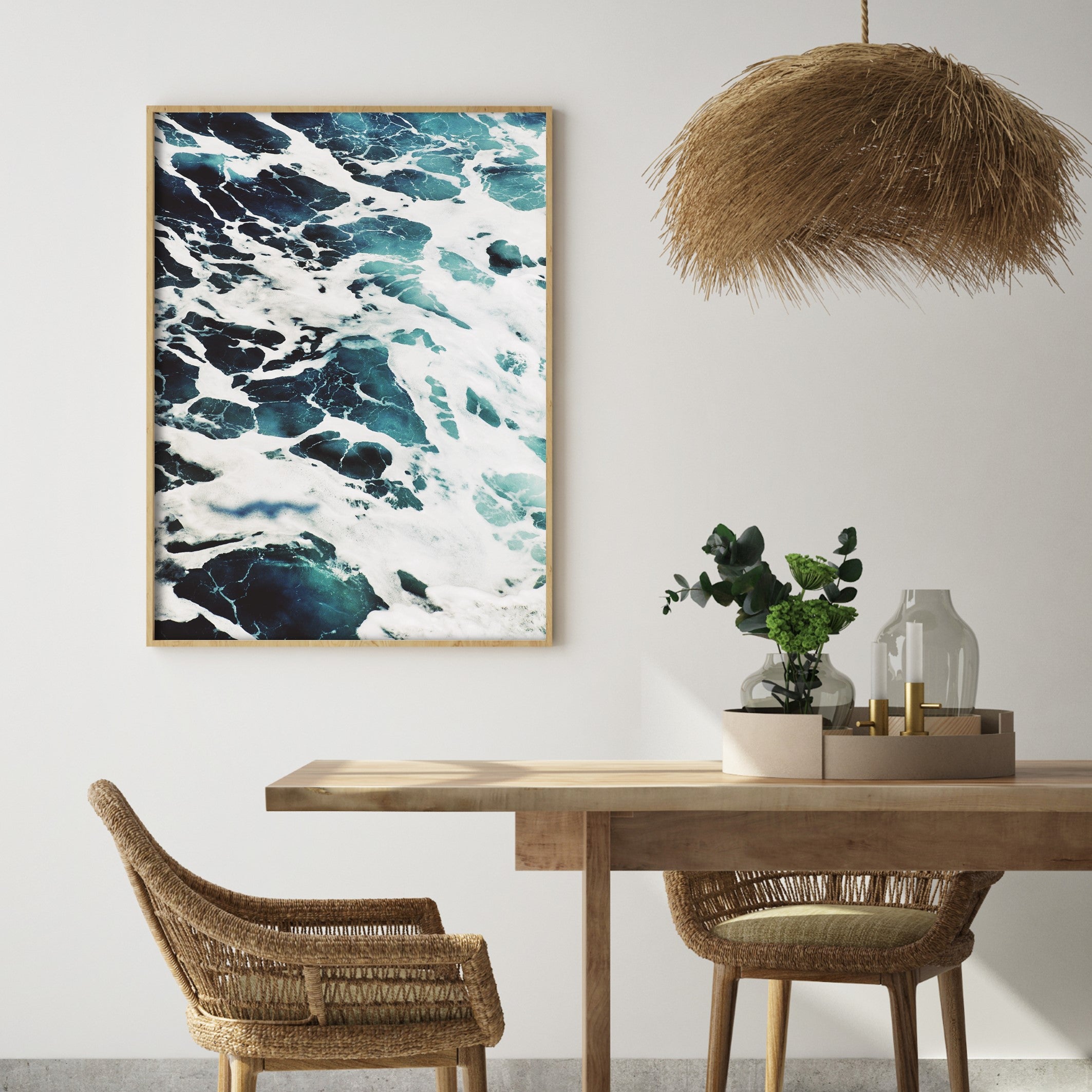 Ocean Foam Poster