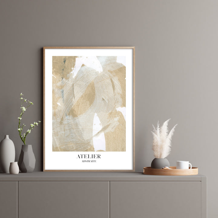 atelier abstraite print poster