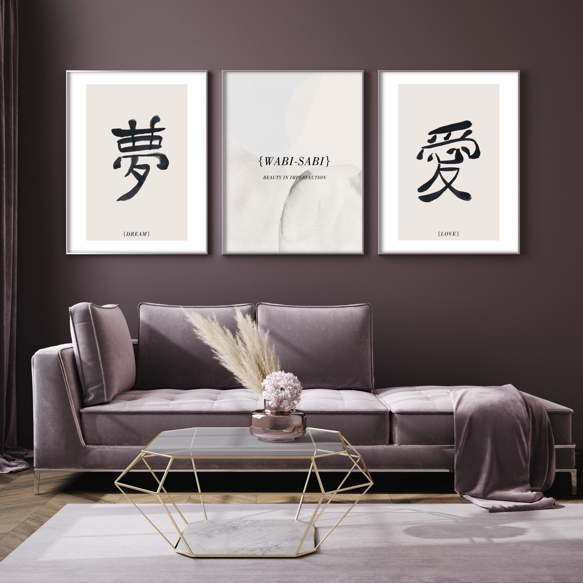 Print poster wall art kanji love
