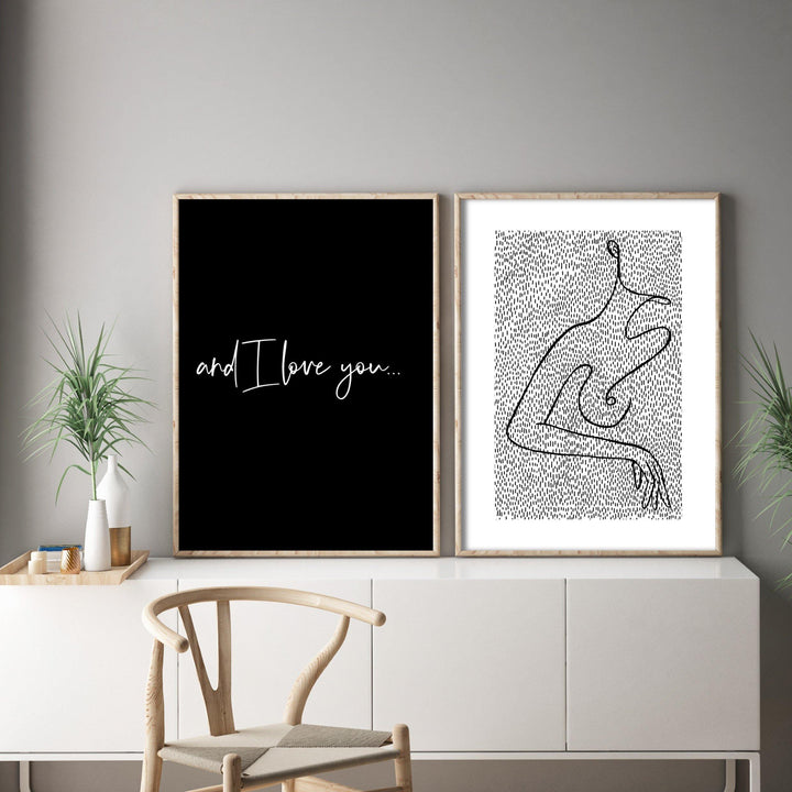 Print poster wall art body dots no 1