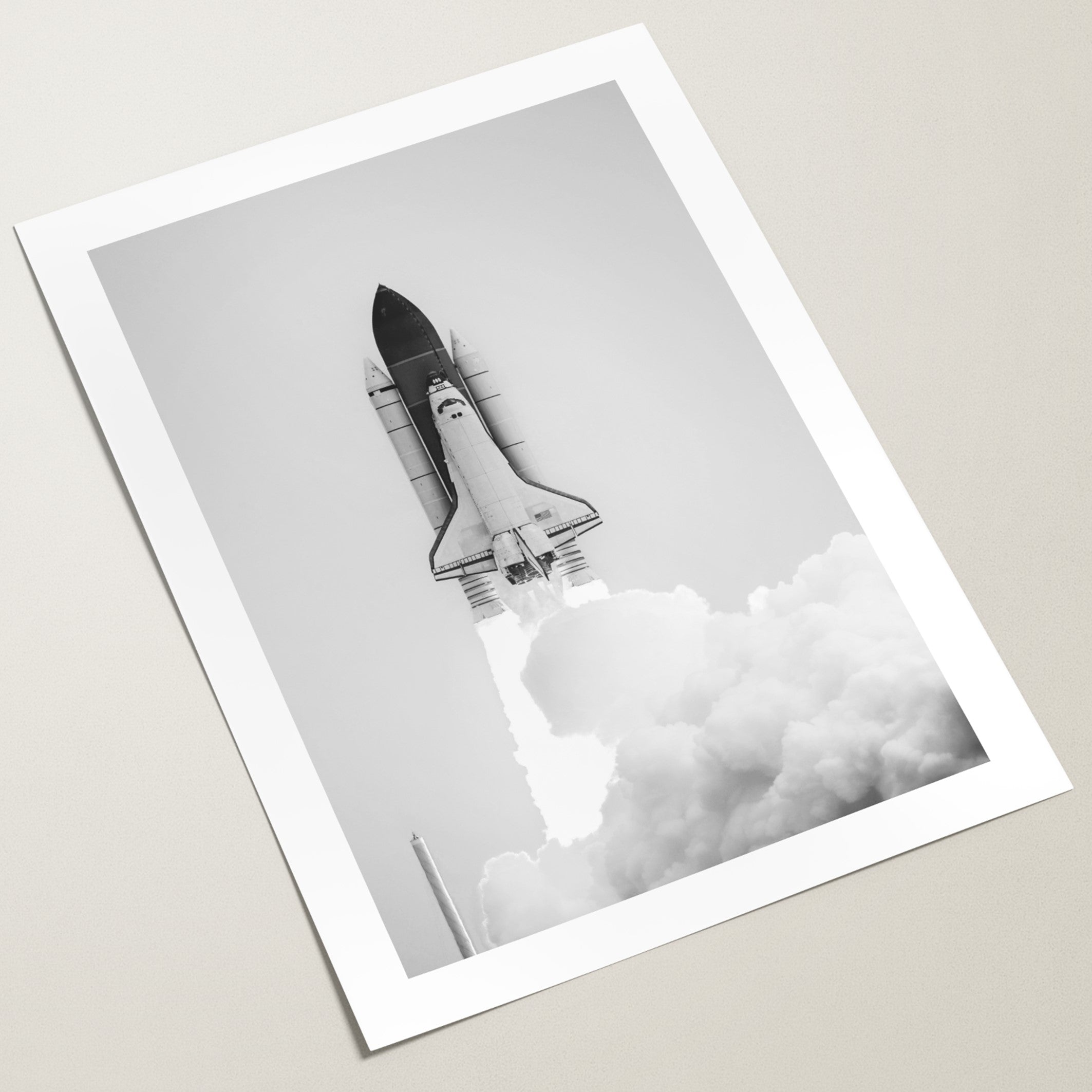 rocket launch wall art