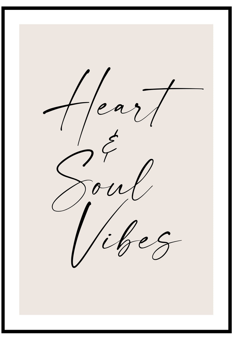 Heart And Soul Vibes Wall Art