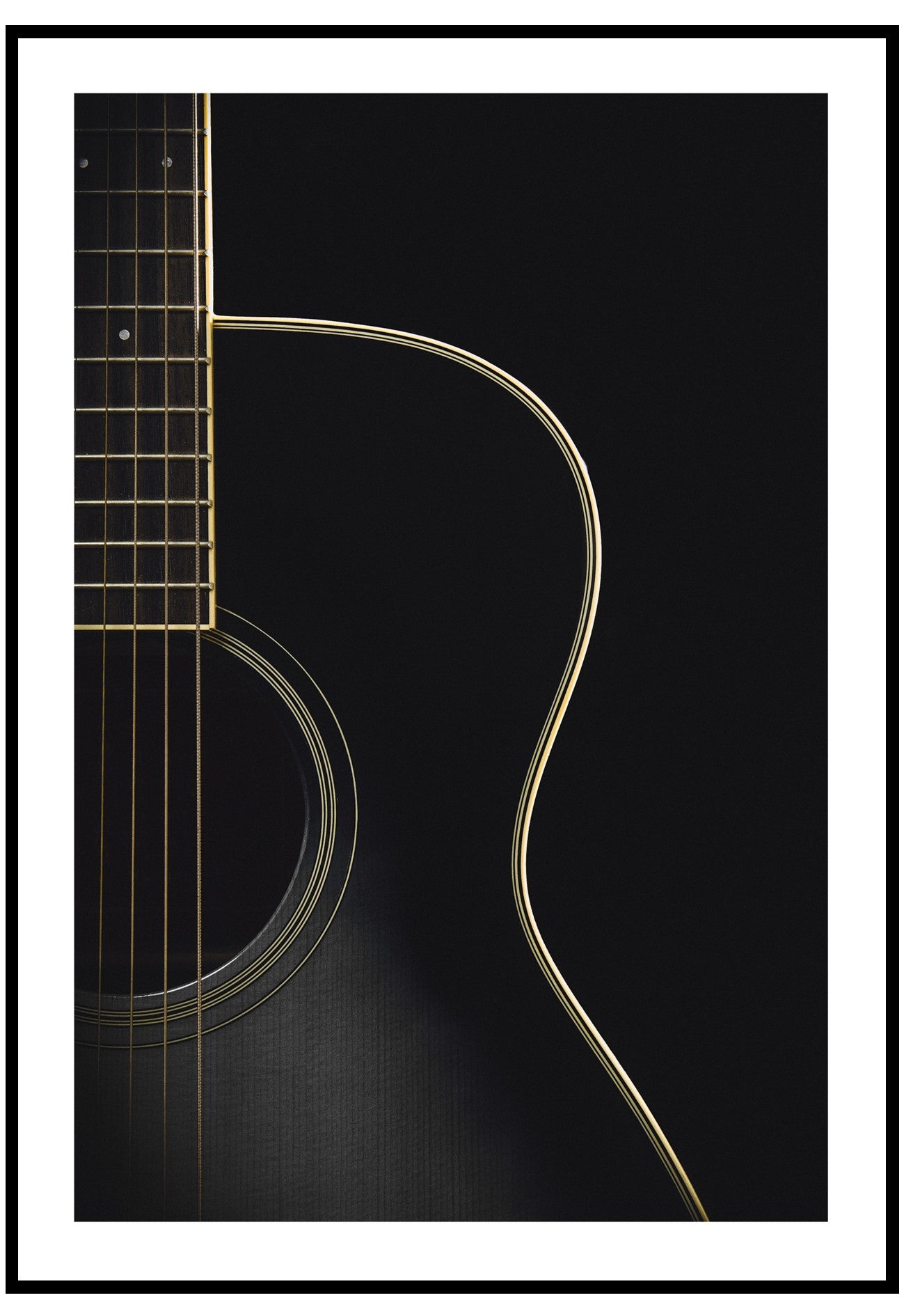 Guitar Lines Wall Art