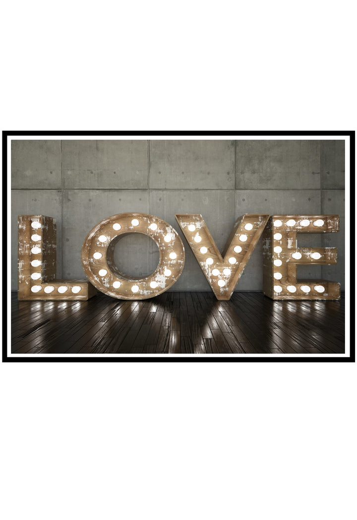 Love Light Wall Art