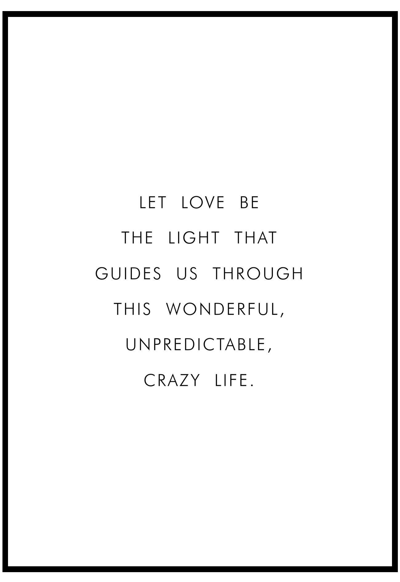 Let Love Be The Light Wall Art