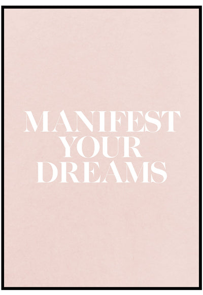 Manifest Your Dreams Wall Art