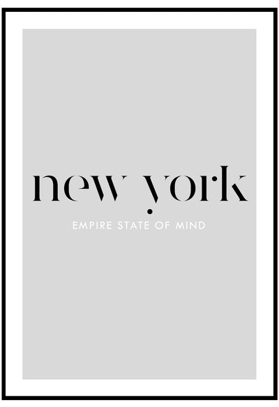 empire state of mind wall art