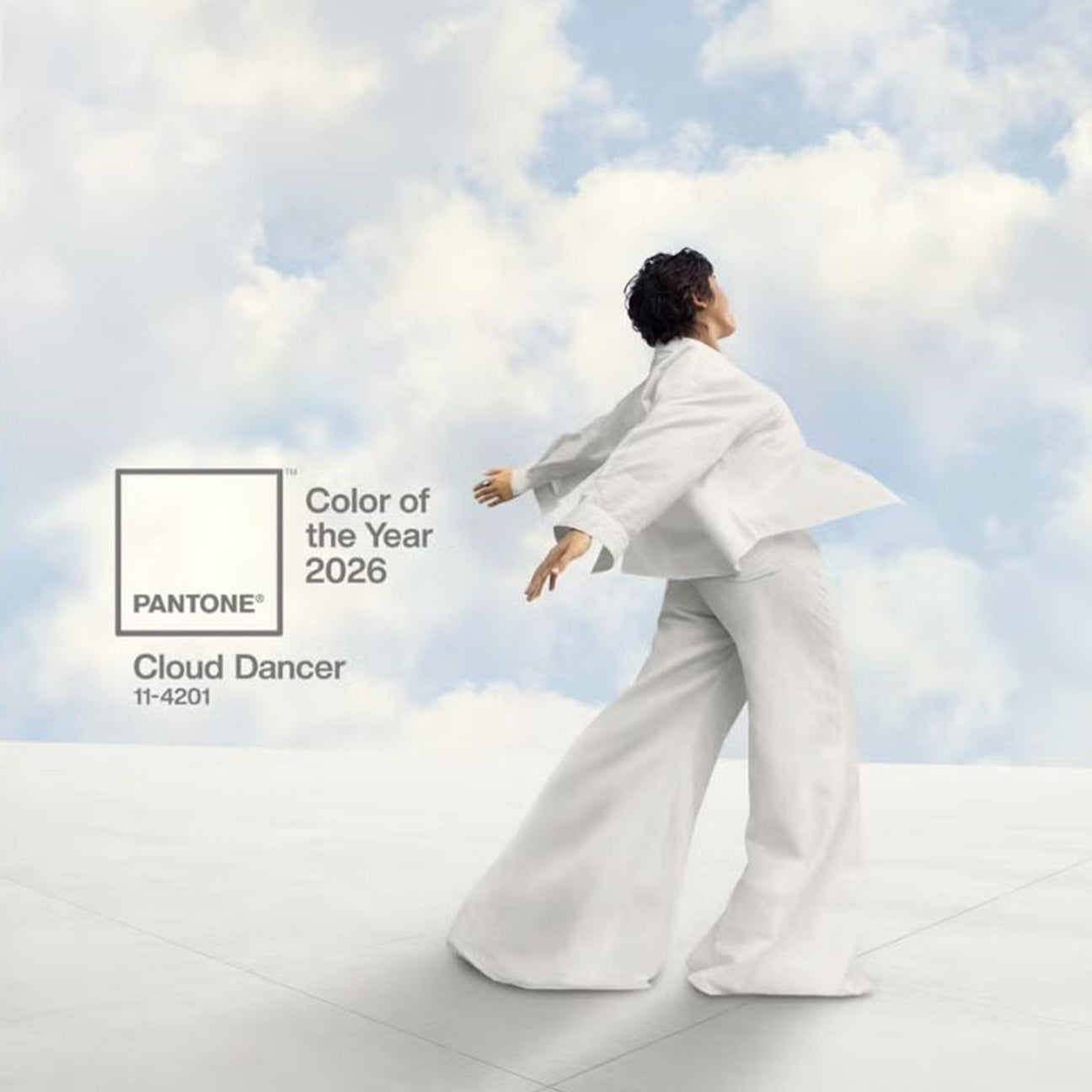 Pantone Colour of the Year Cloud Dancer 2026