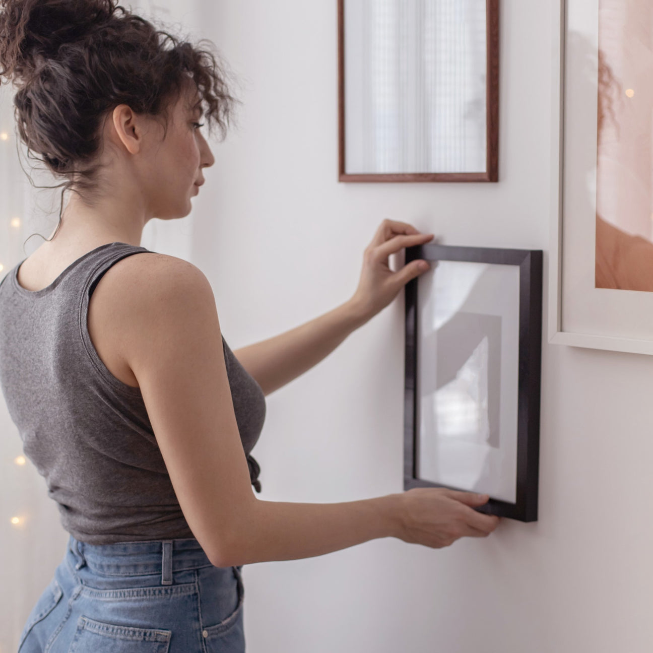 WOMAN styling poster frames