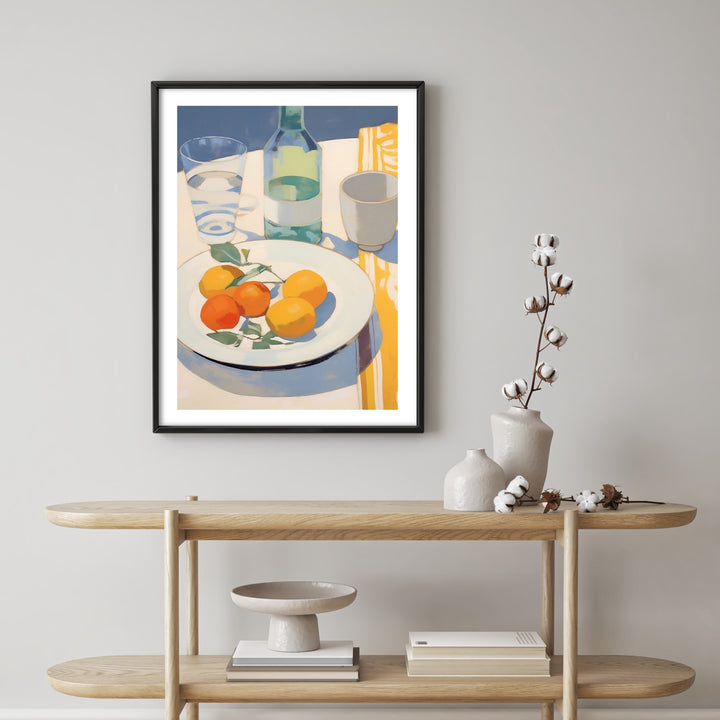 dining still life poster
