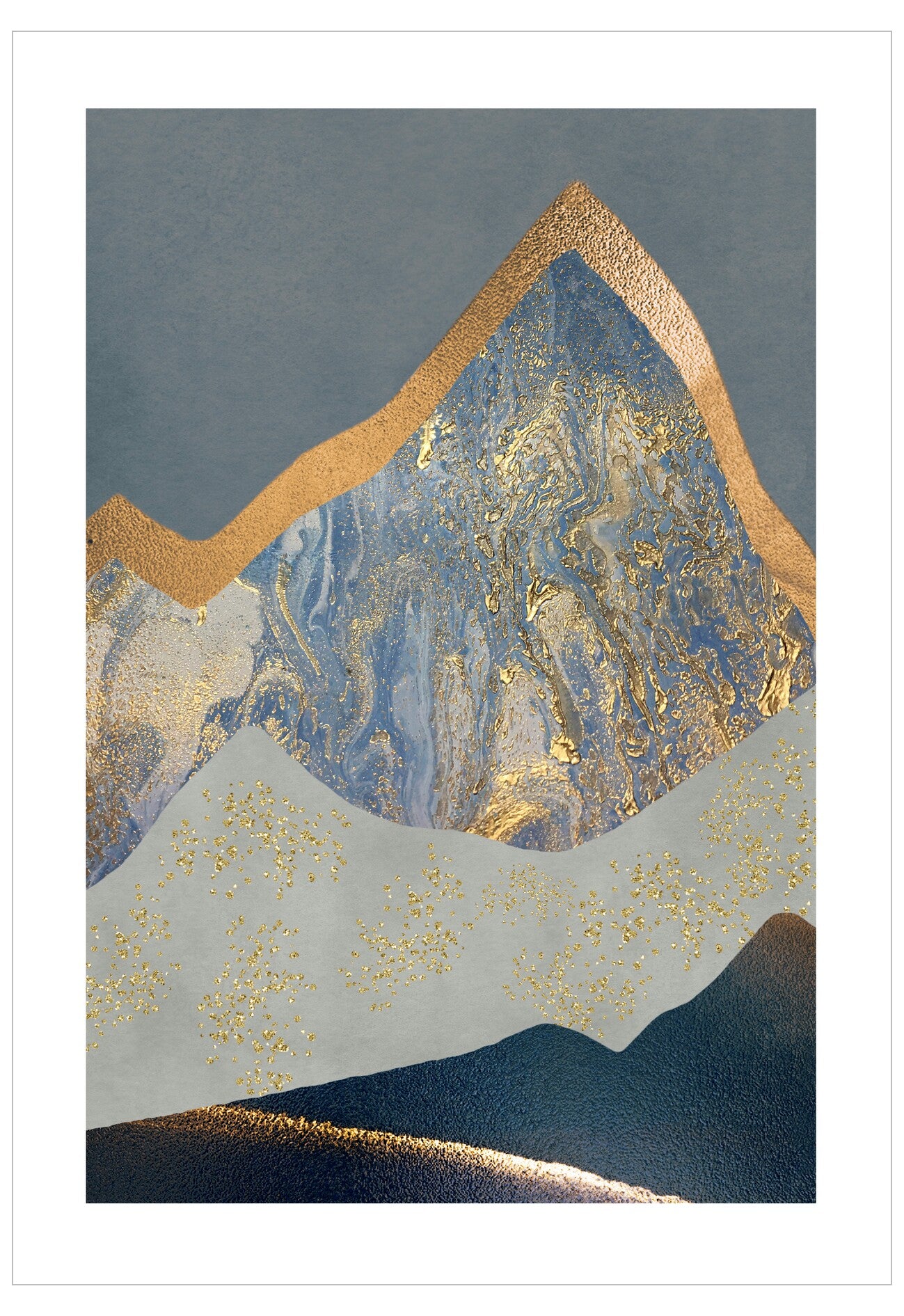 Abstract Mountain No.1 poster
