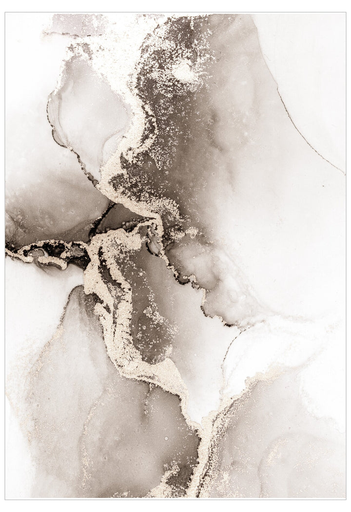 Abstract Neutral Ink No.3 Poster