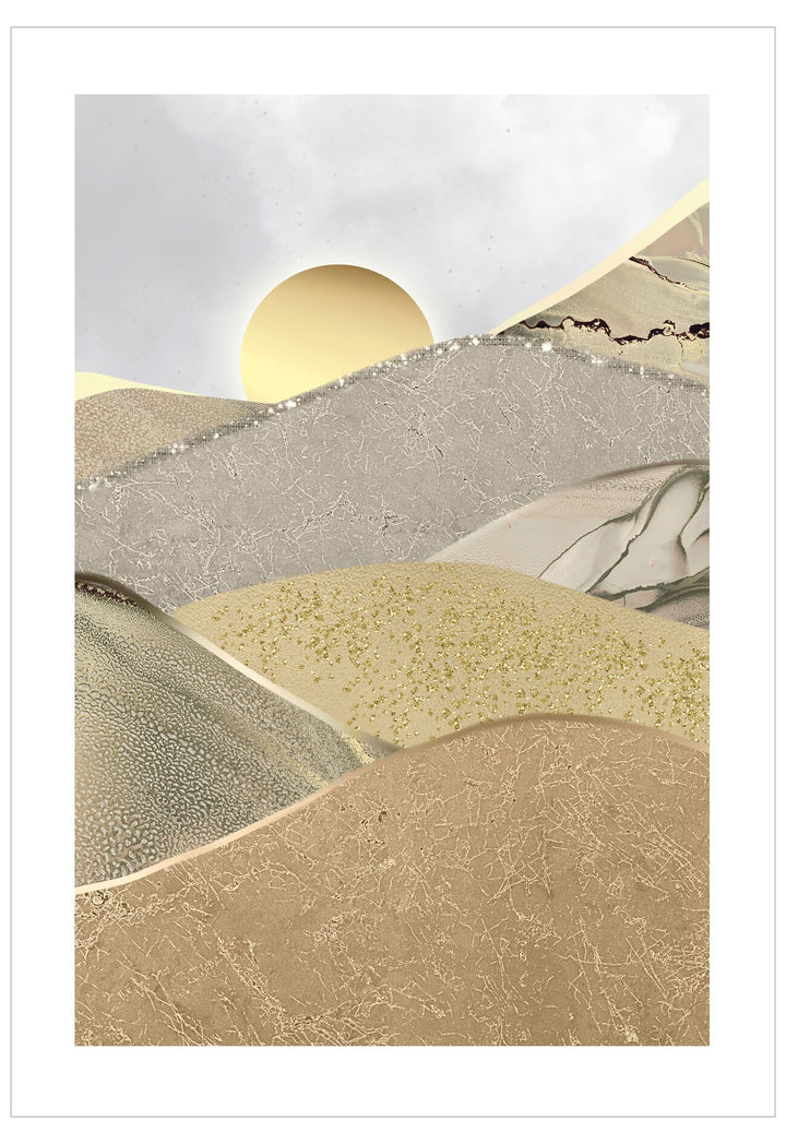 Abstract Sunrise No.1 Poster