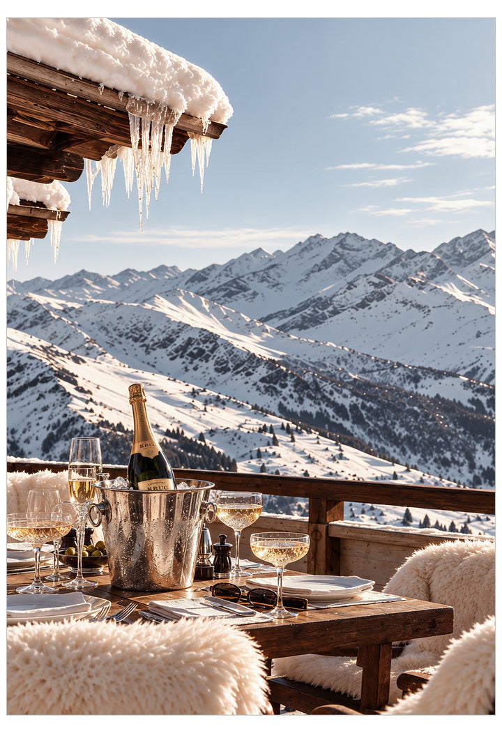 Luxury winter wall art