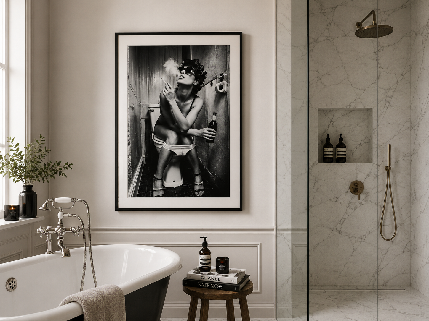 Bathroom Party Poster