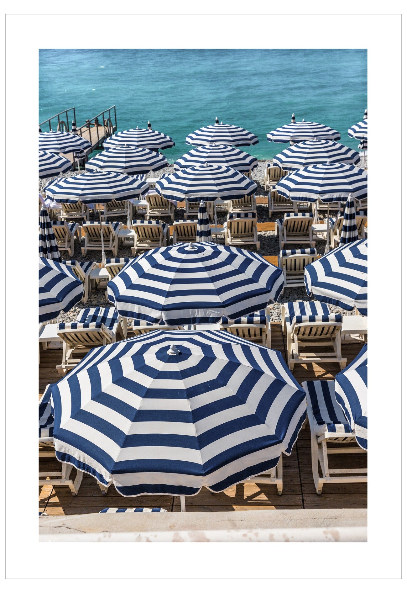 Beach Umbrellas Poster