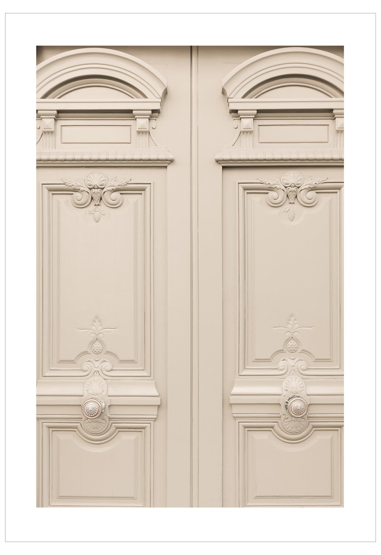 Beige Door Poster