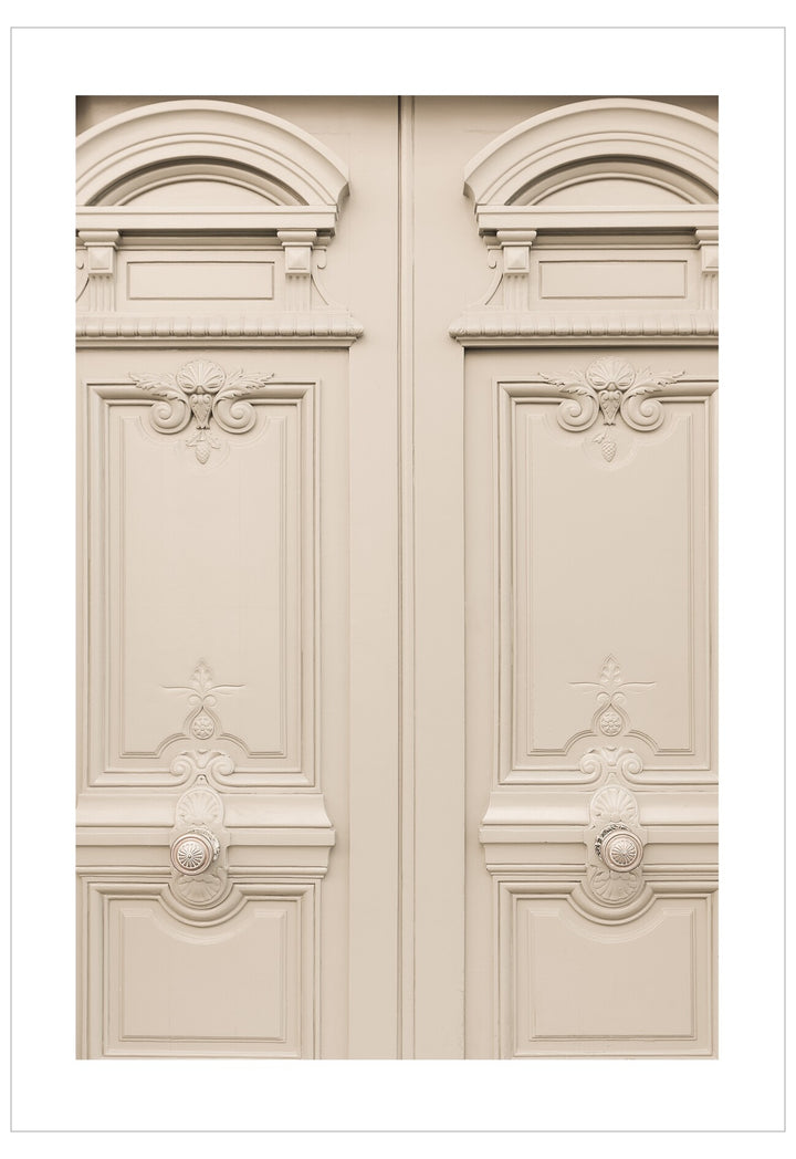 Beige Door Poster