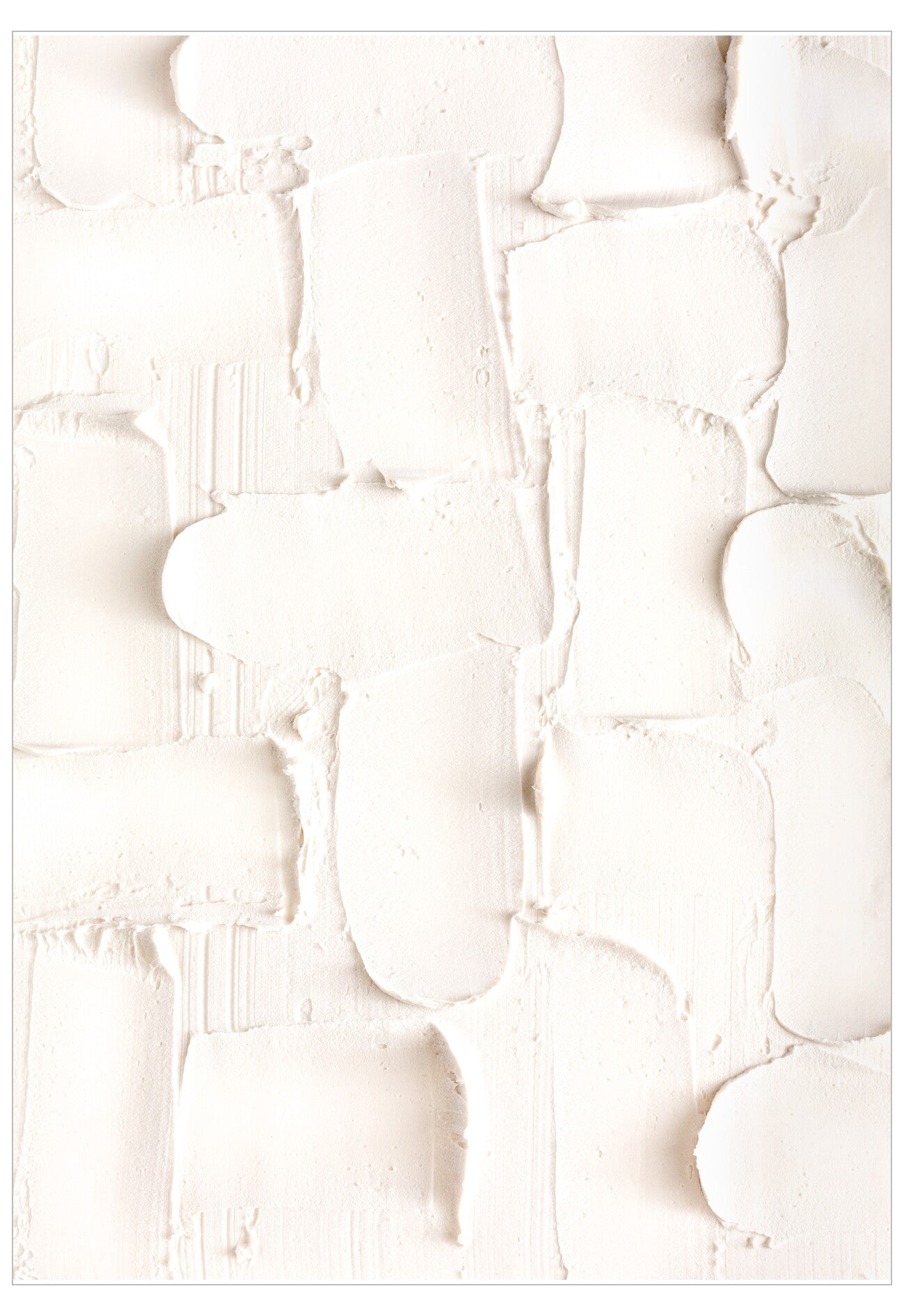 Textured white surface with abstract patterns