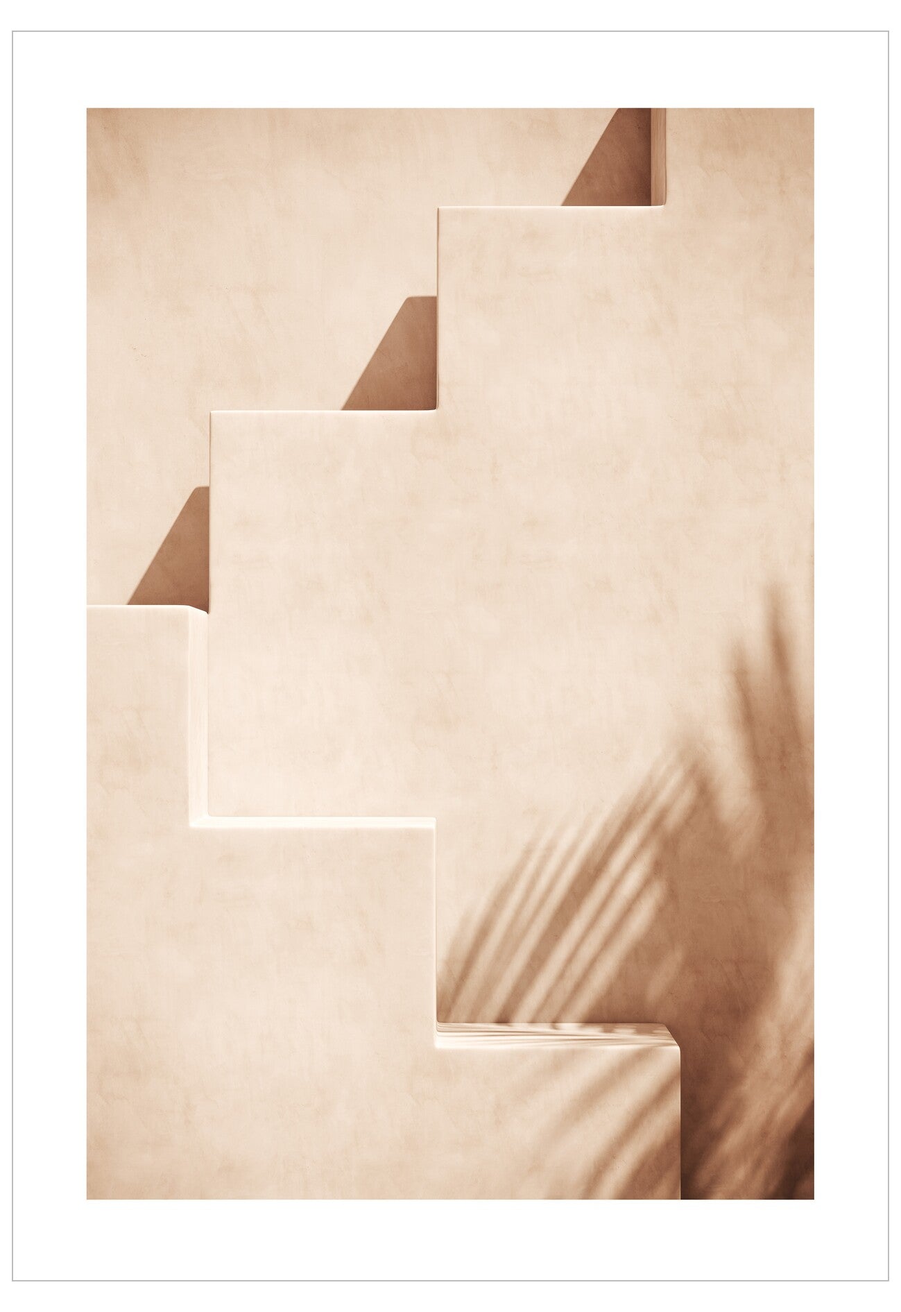 Beige Steps Poster