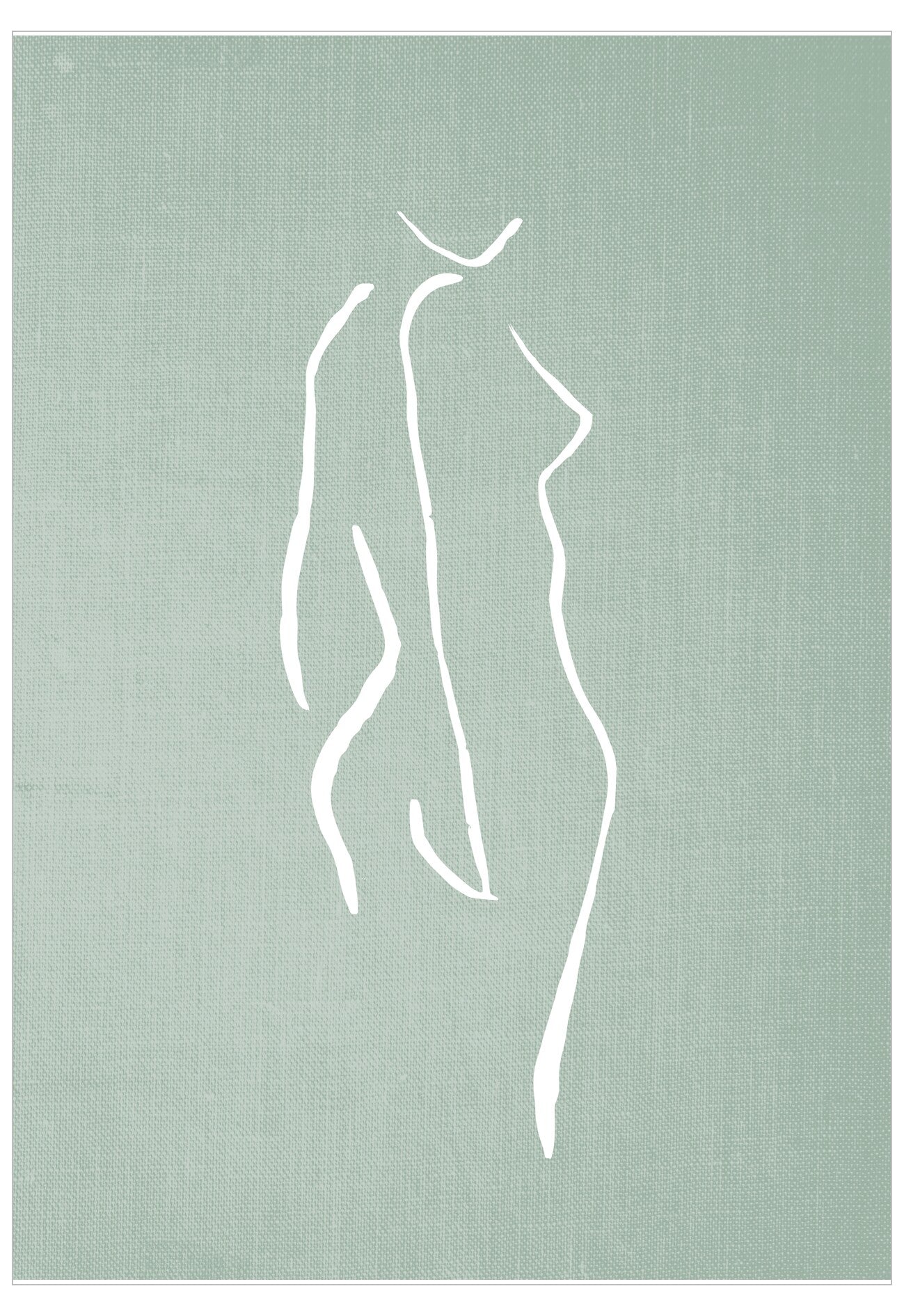 Body On Green No.1 poster