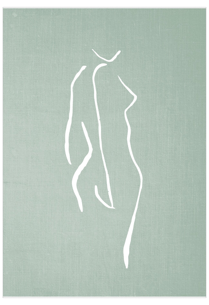 Body On Green No.1 poster