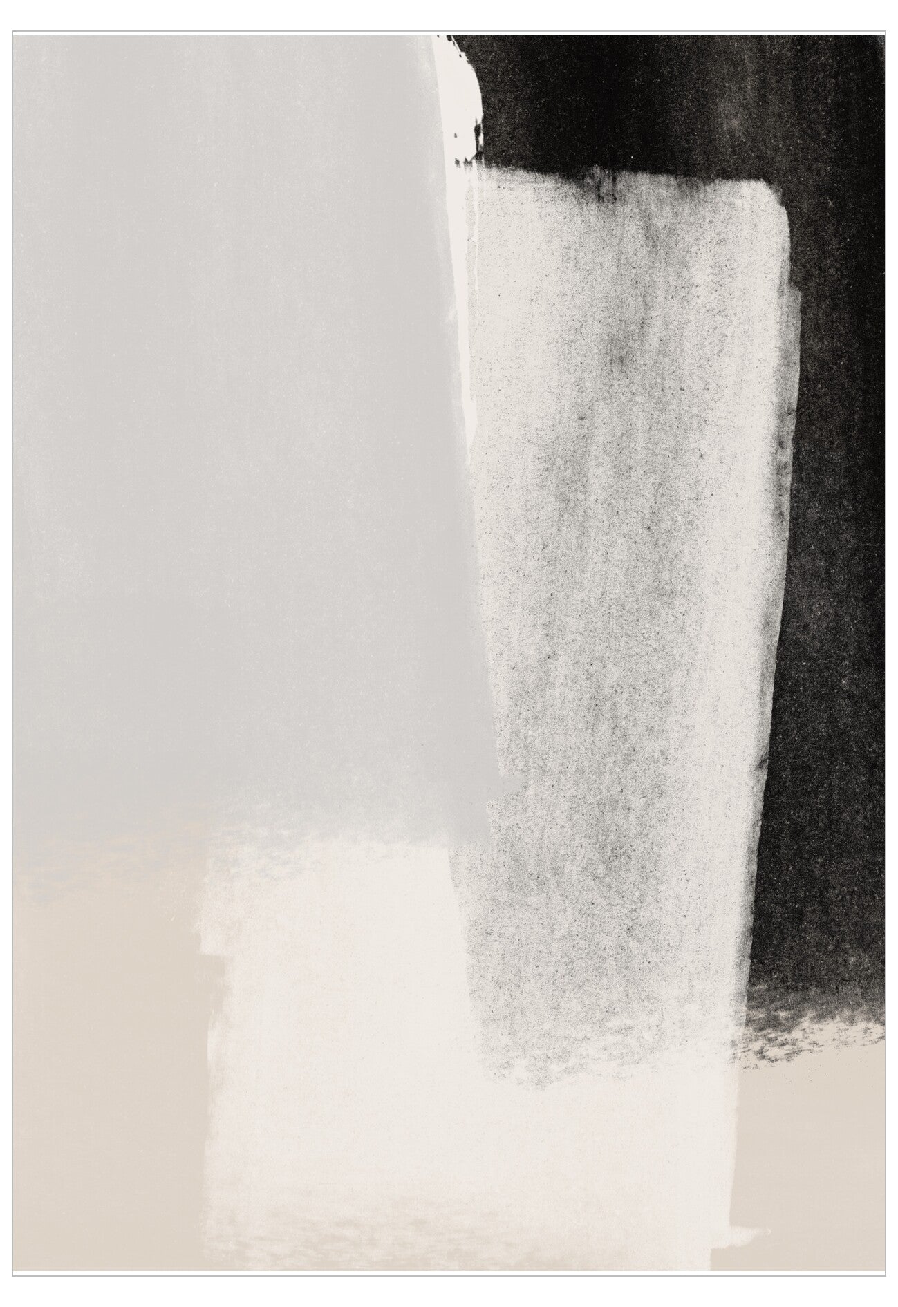 Brush Blocks No.1 Poster