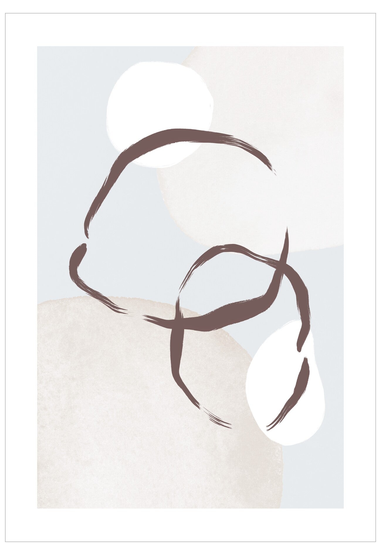 Calming Abstract Poster