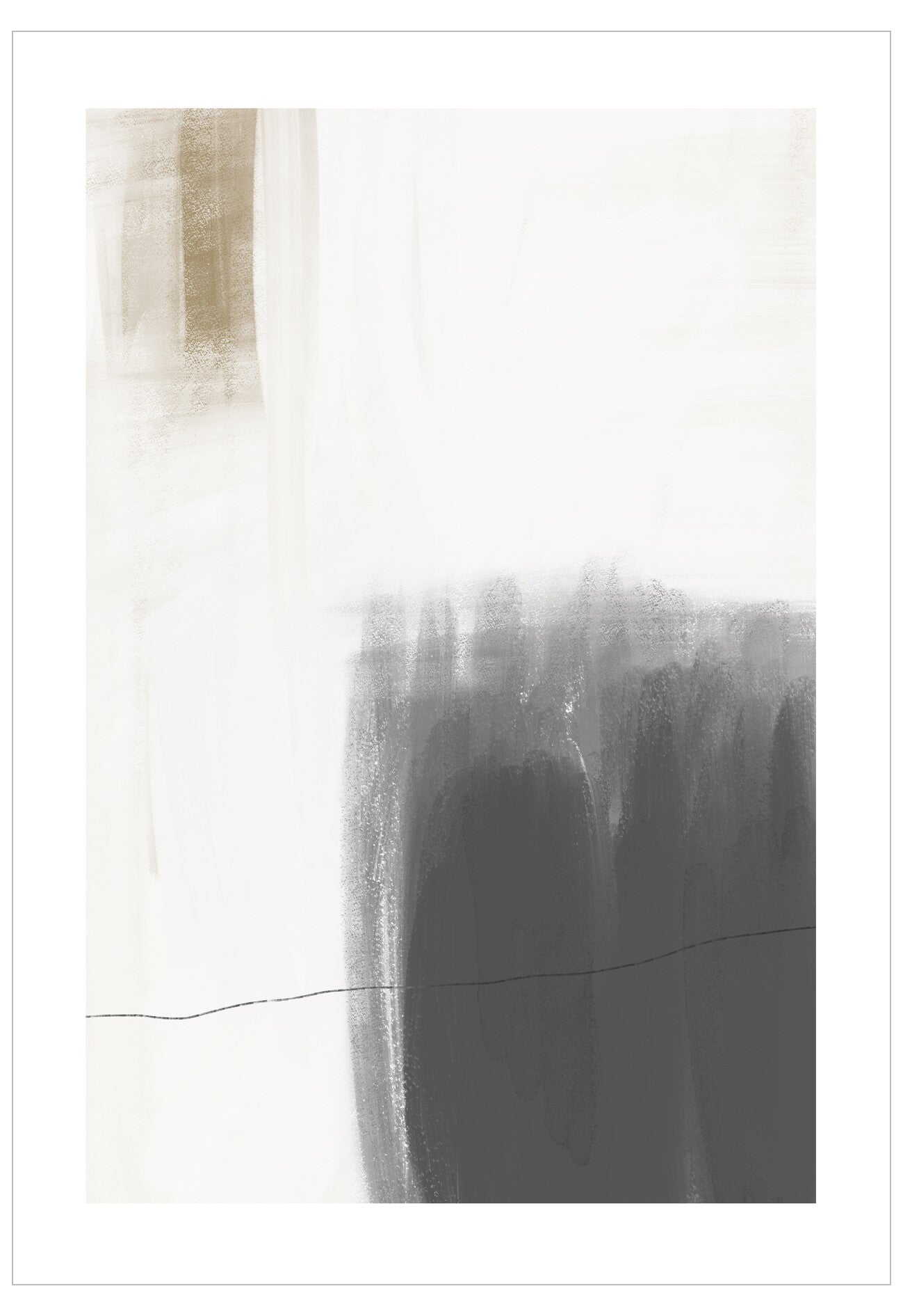 Canvas Abstract No.1 Poster