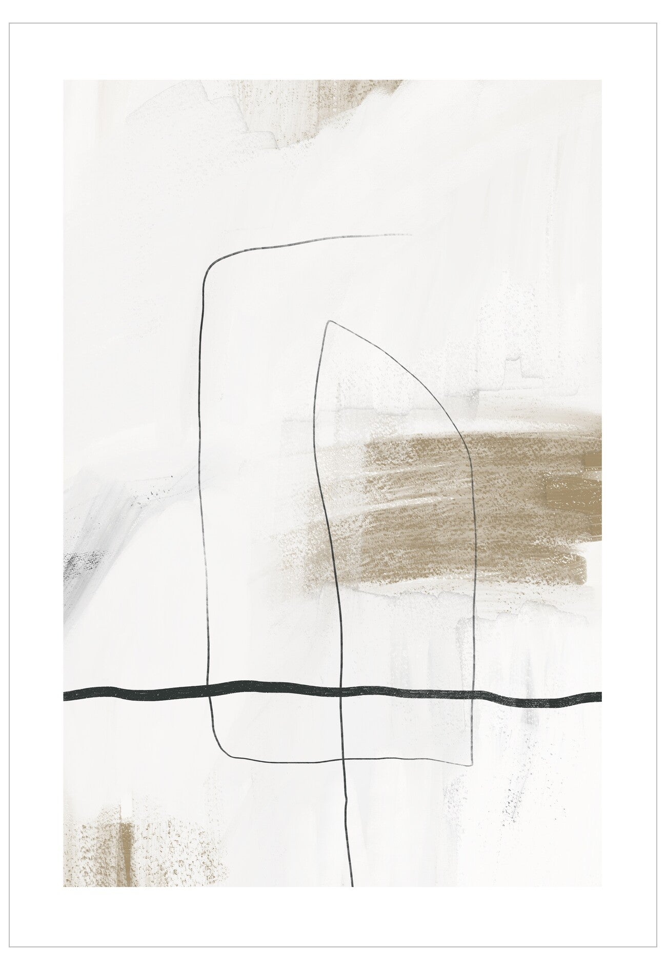 Canvas Abstract No.2 Poster