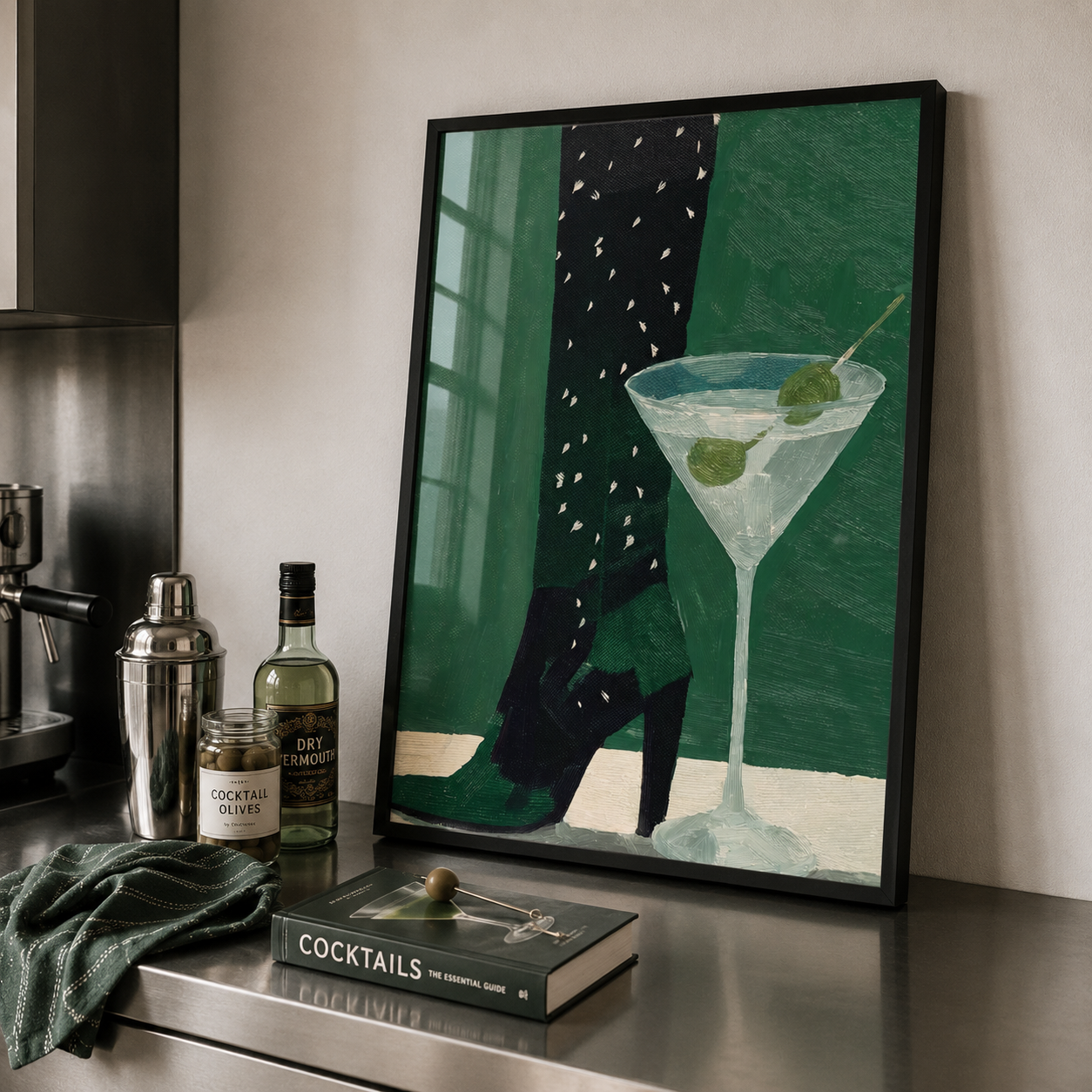 Martini Boot Poster