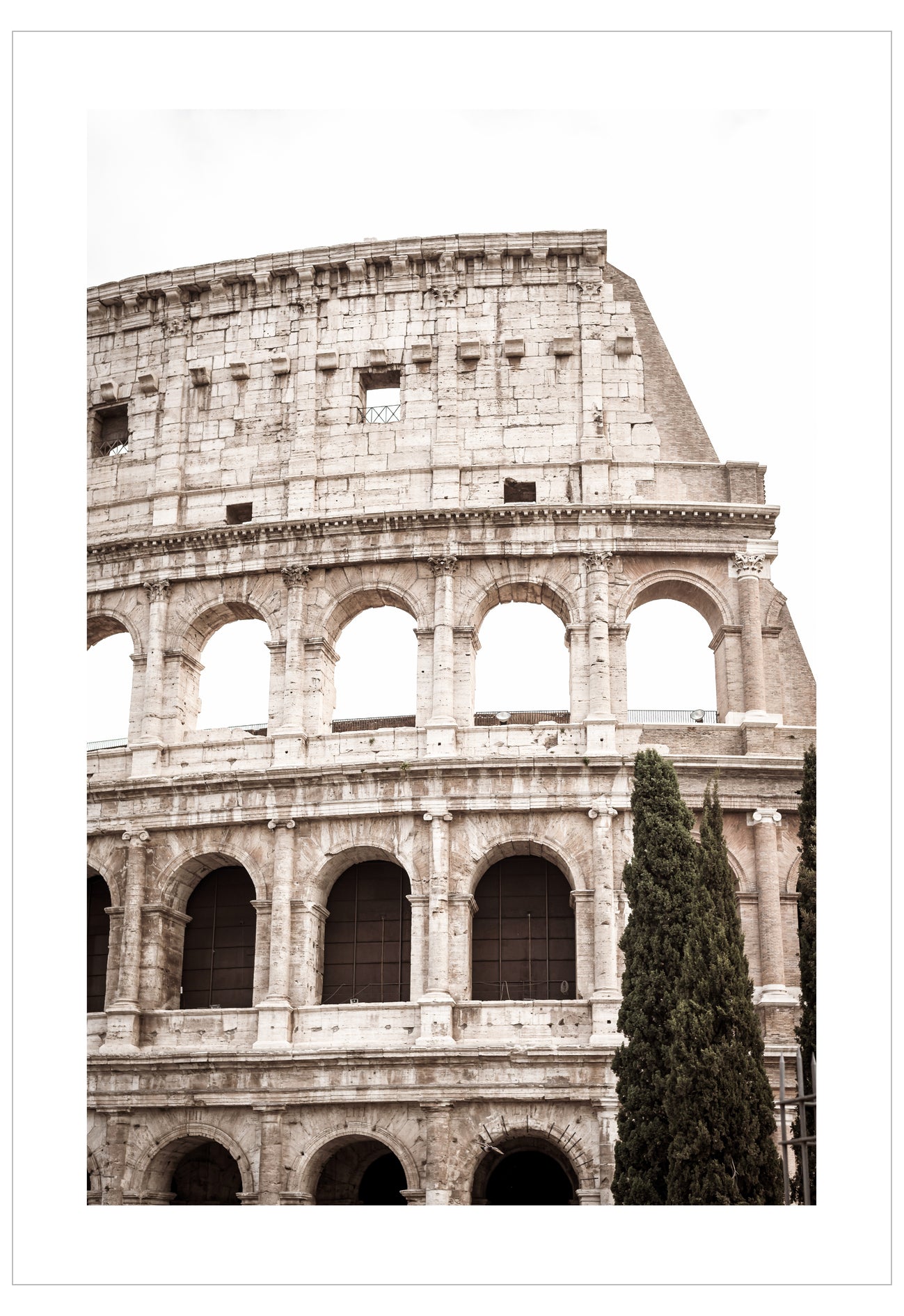 Colosseum Portrait No.2 Poster