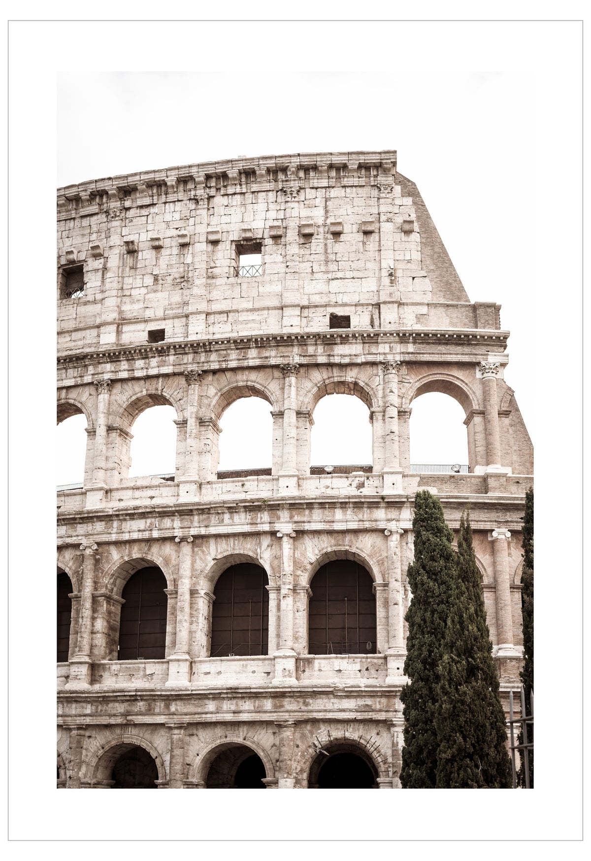 Colosseum Portrait No.2 Poster