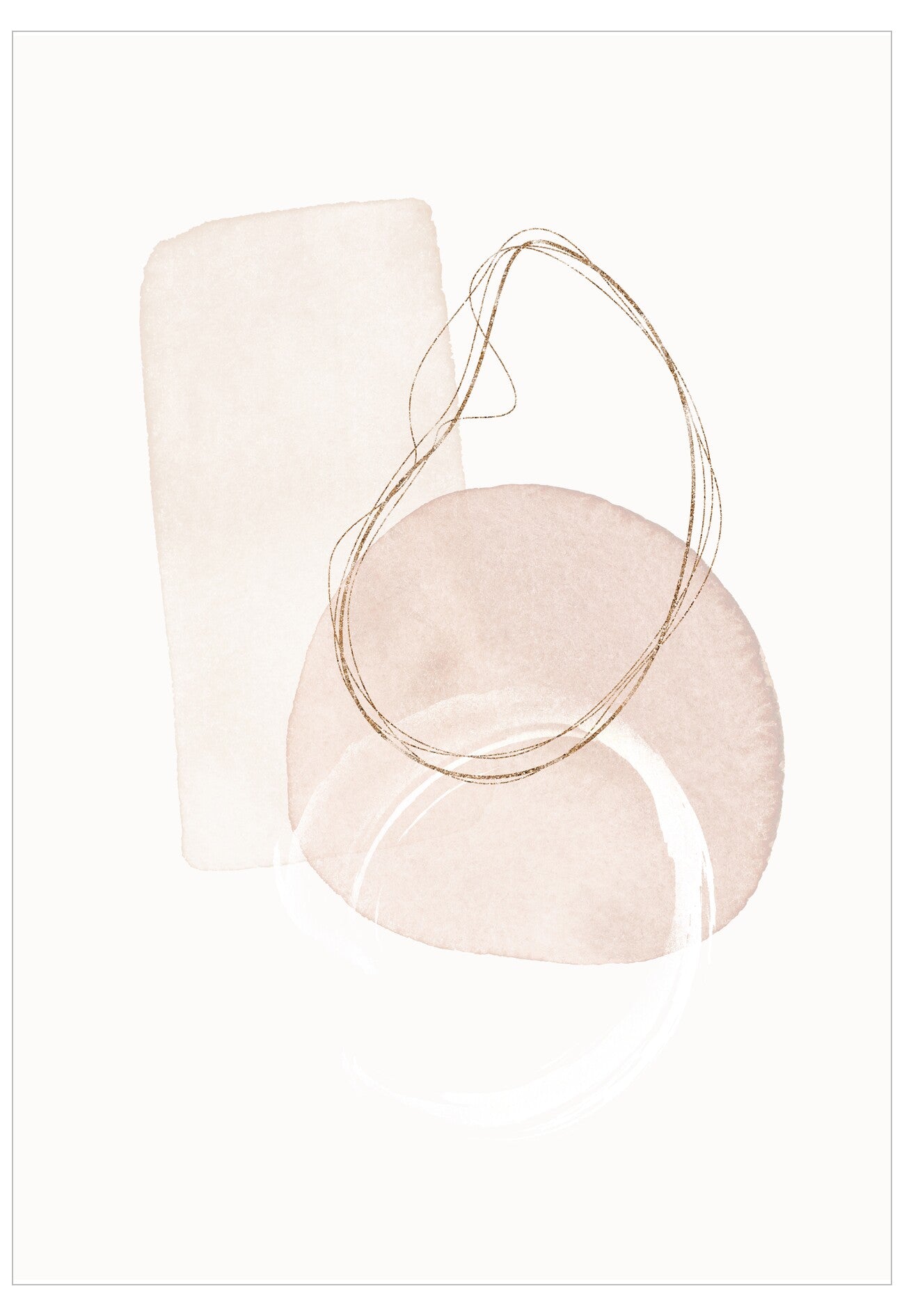 Pair of earrings on a white background