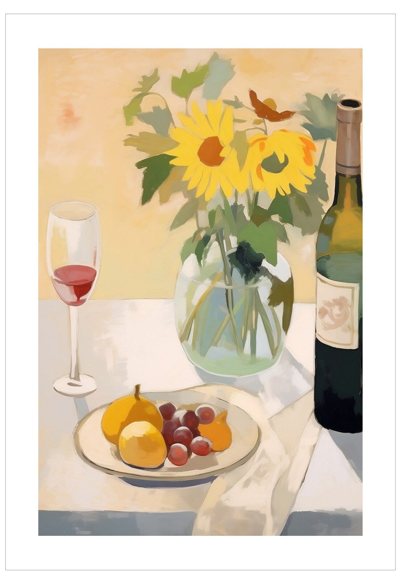 Dining Still Life No.1 Poster