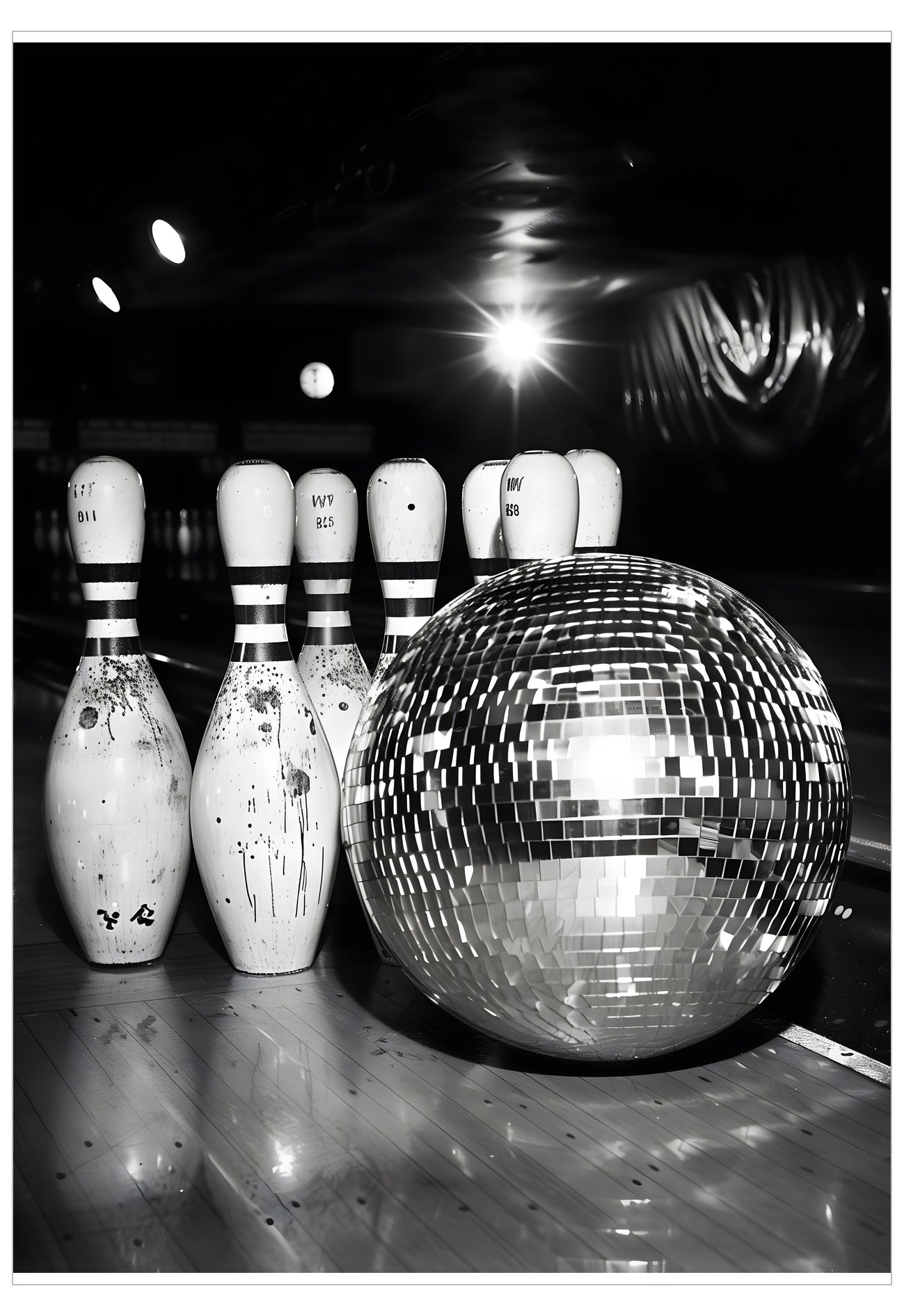 Disco Bowling Poster