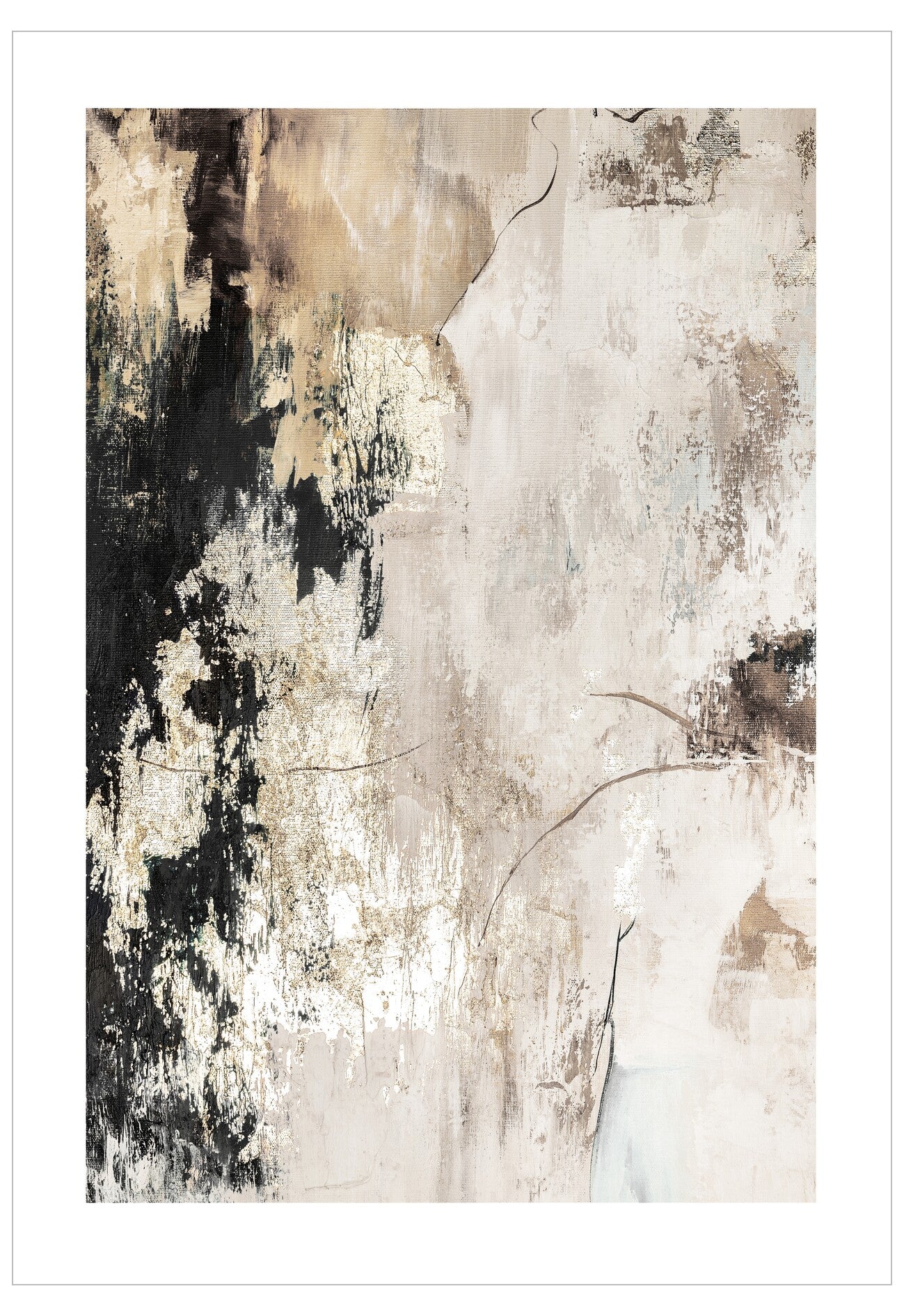 Distressed Canvas No.1 Poster