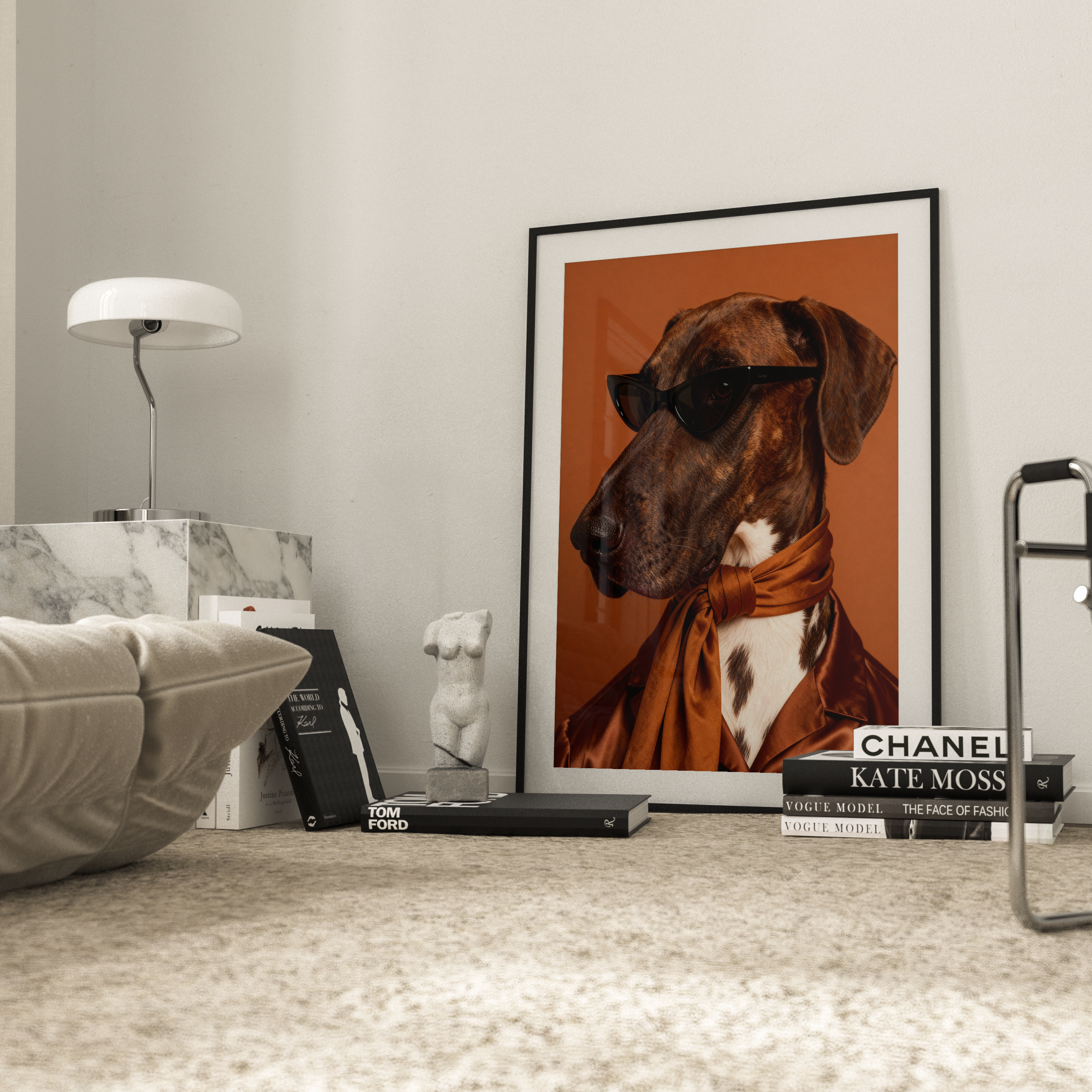 Great Dane Fashion Wall Poster