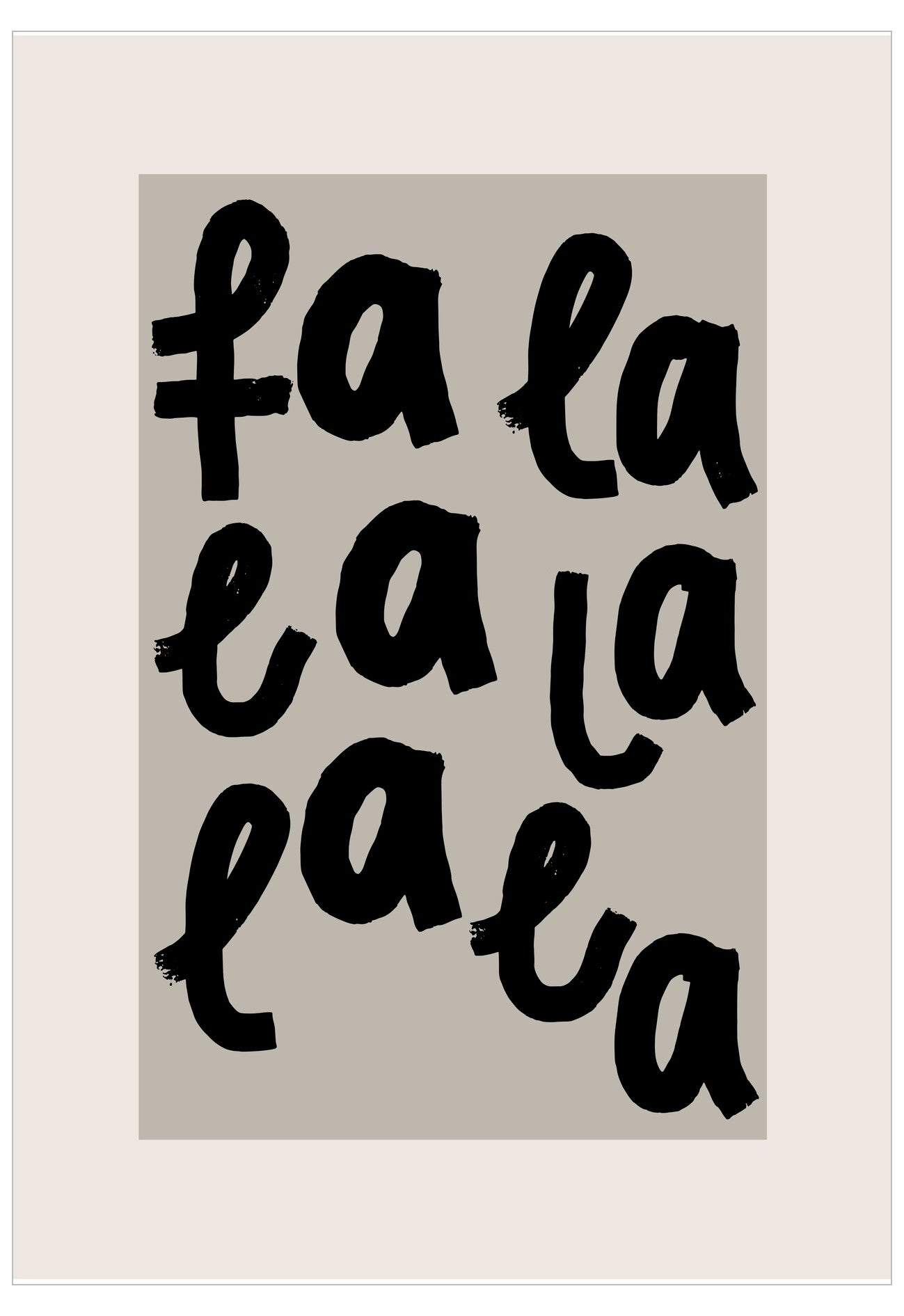 Fa La La La Poster